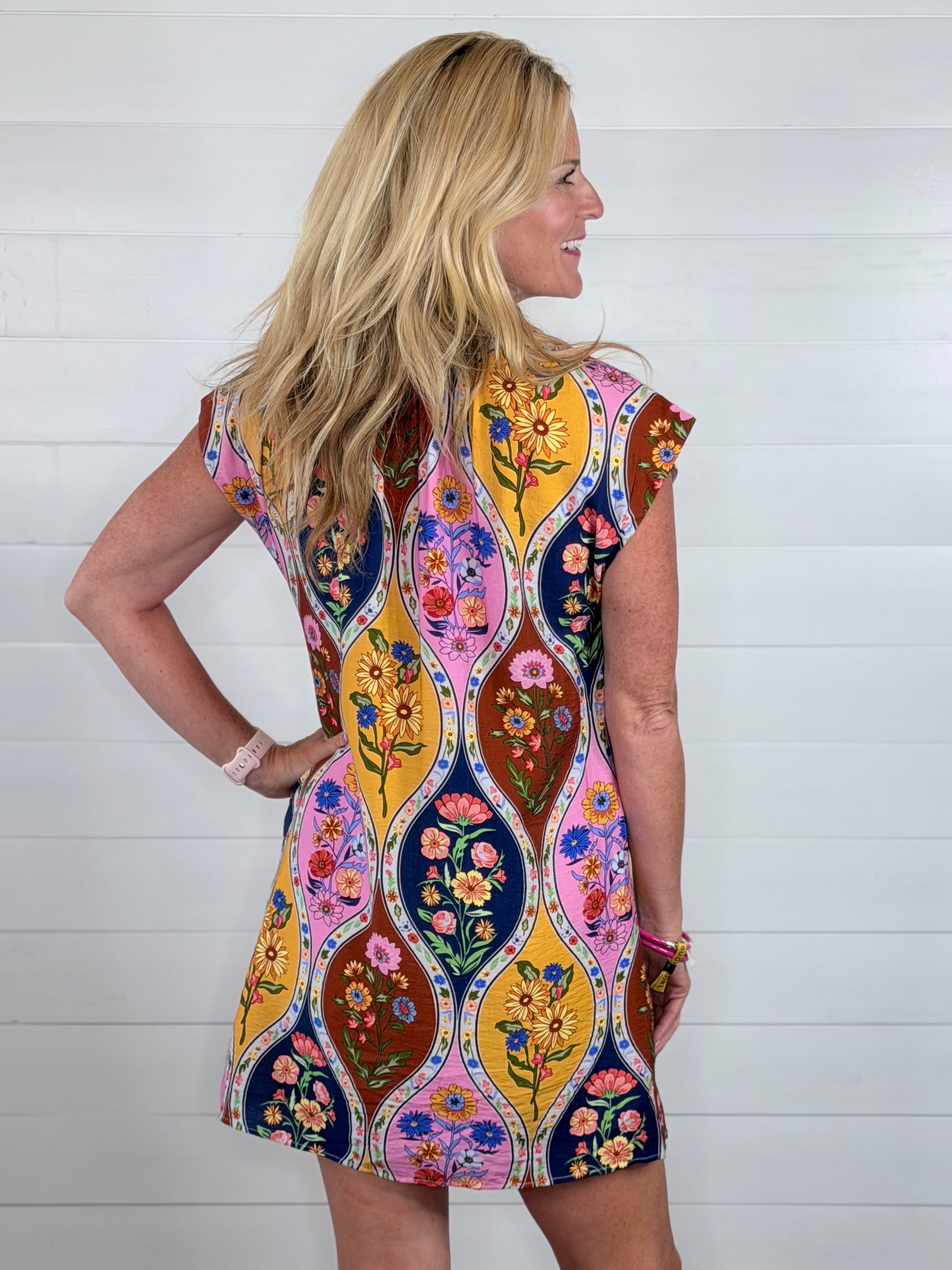 PETAL PATCH DRESS