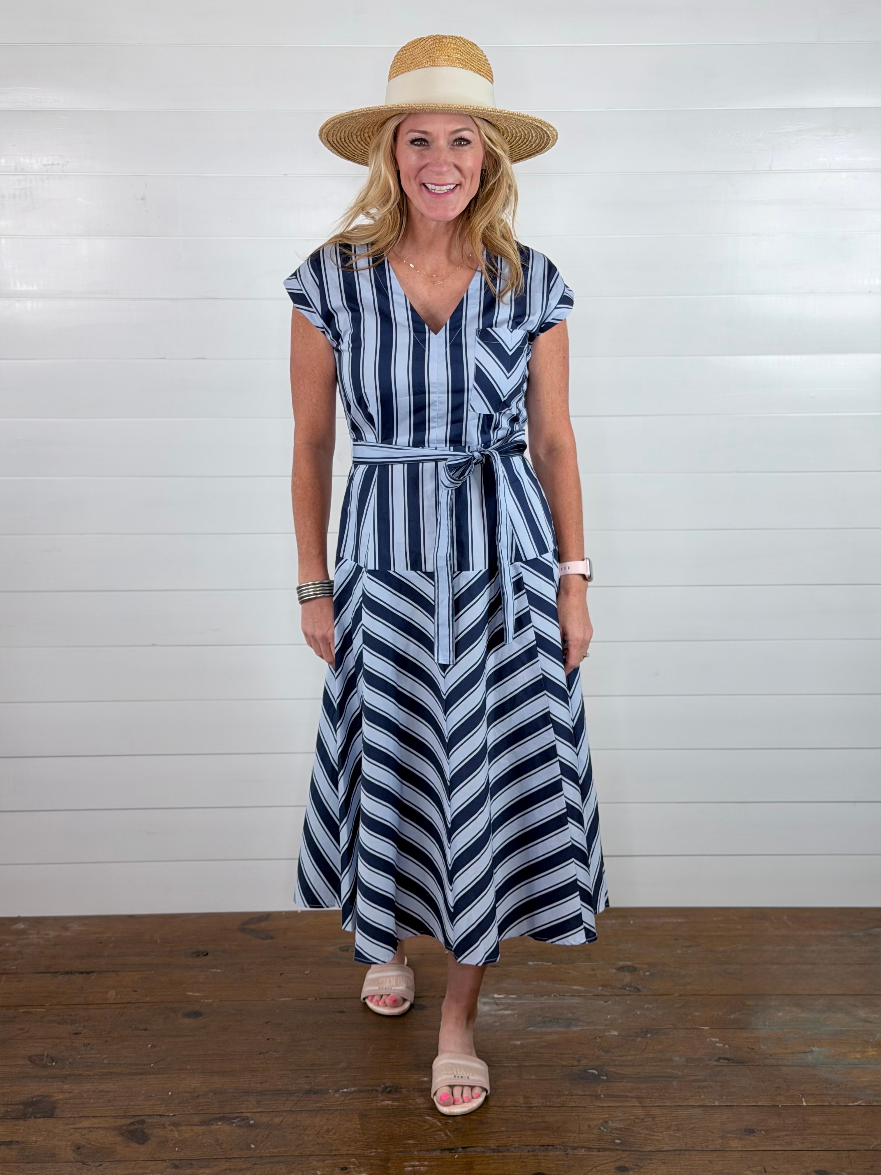 REESE STRIPED DRESS