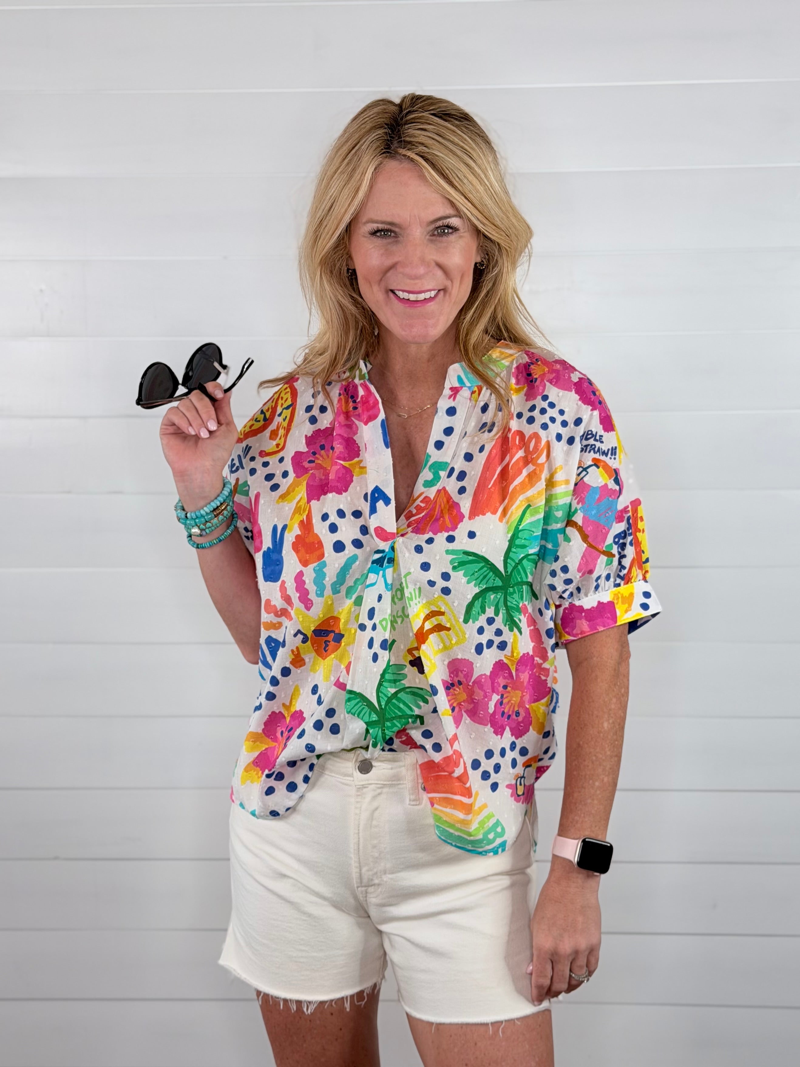 BRIGHT POPOVER DOLMAN TOP