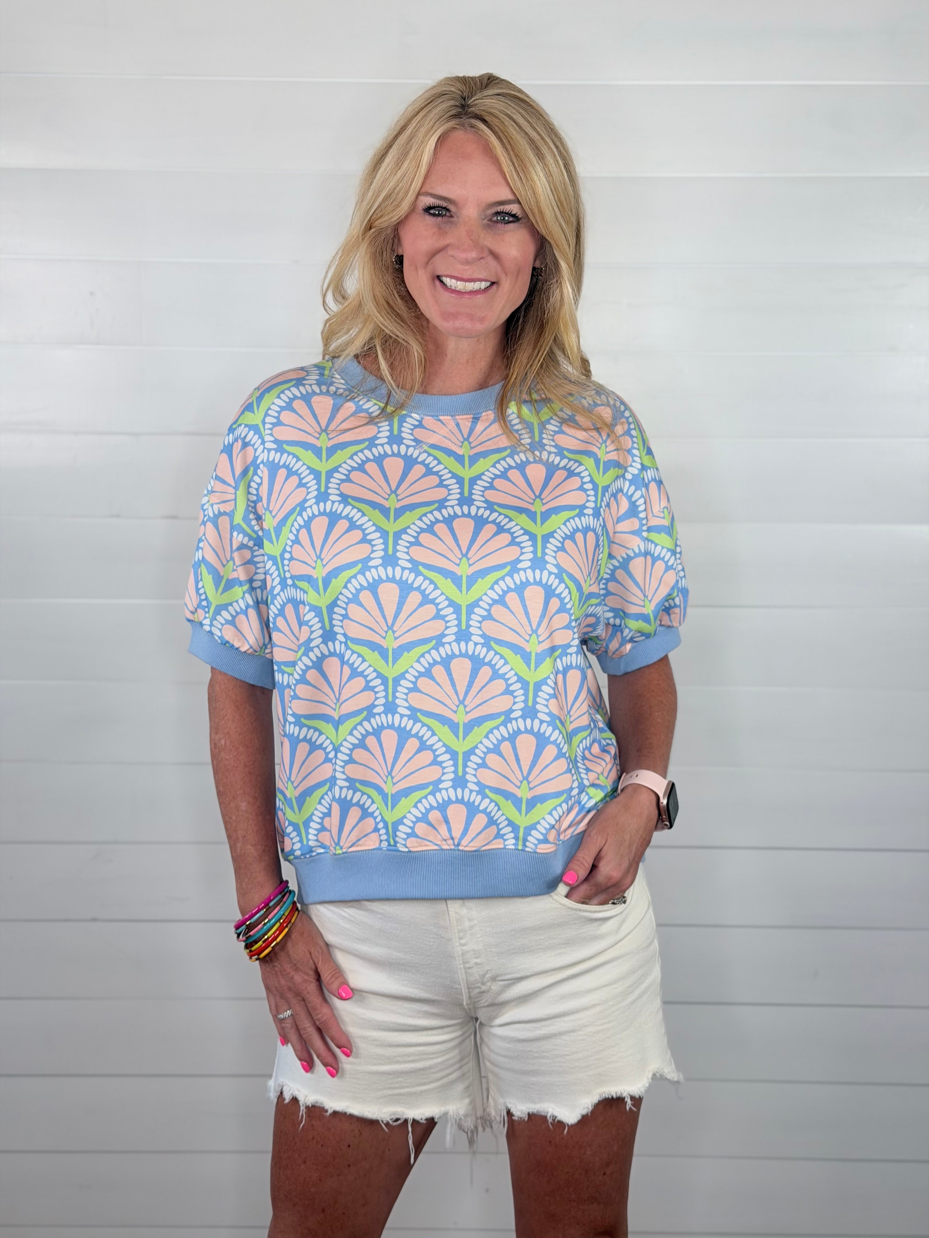 SUMMER PASTELS TOP