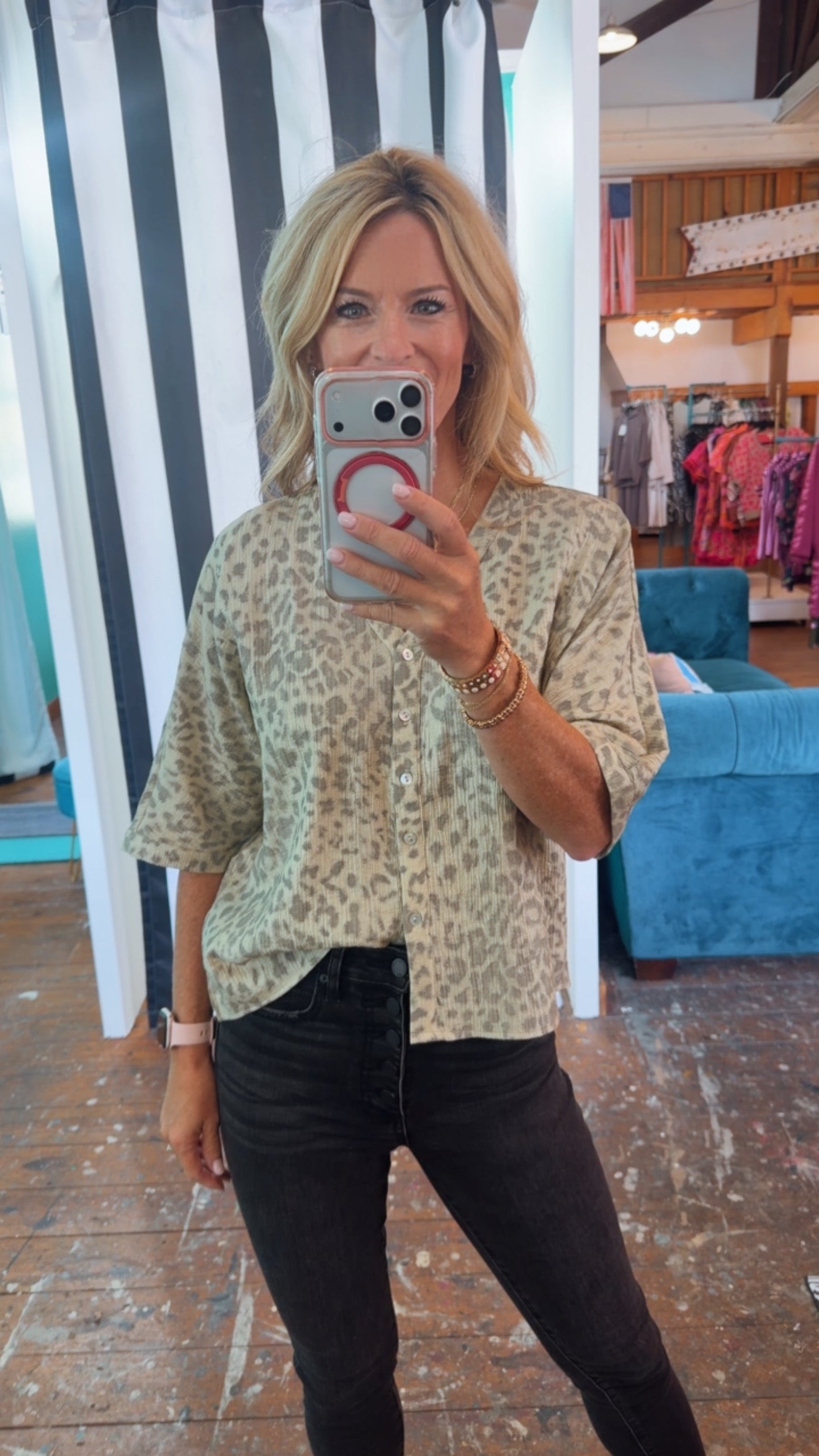 MILLIE CHEETAH TOP