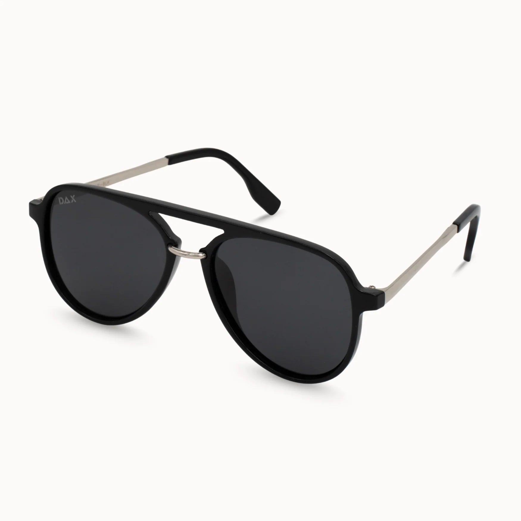 DAX-EARHART BLACK SUNGLASSES