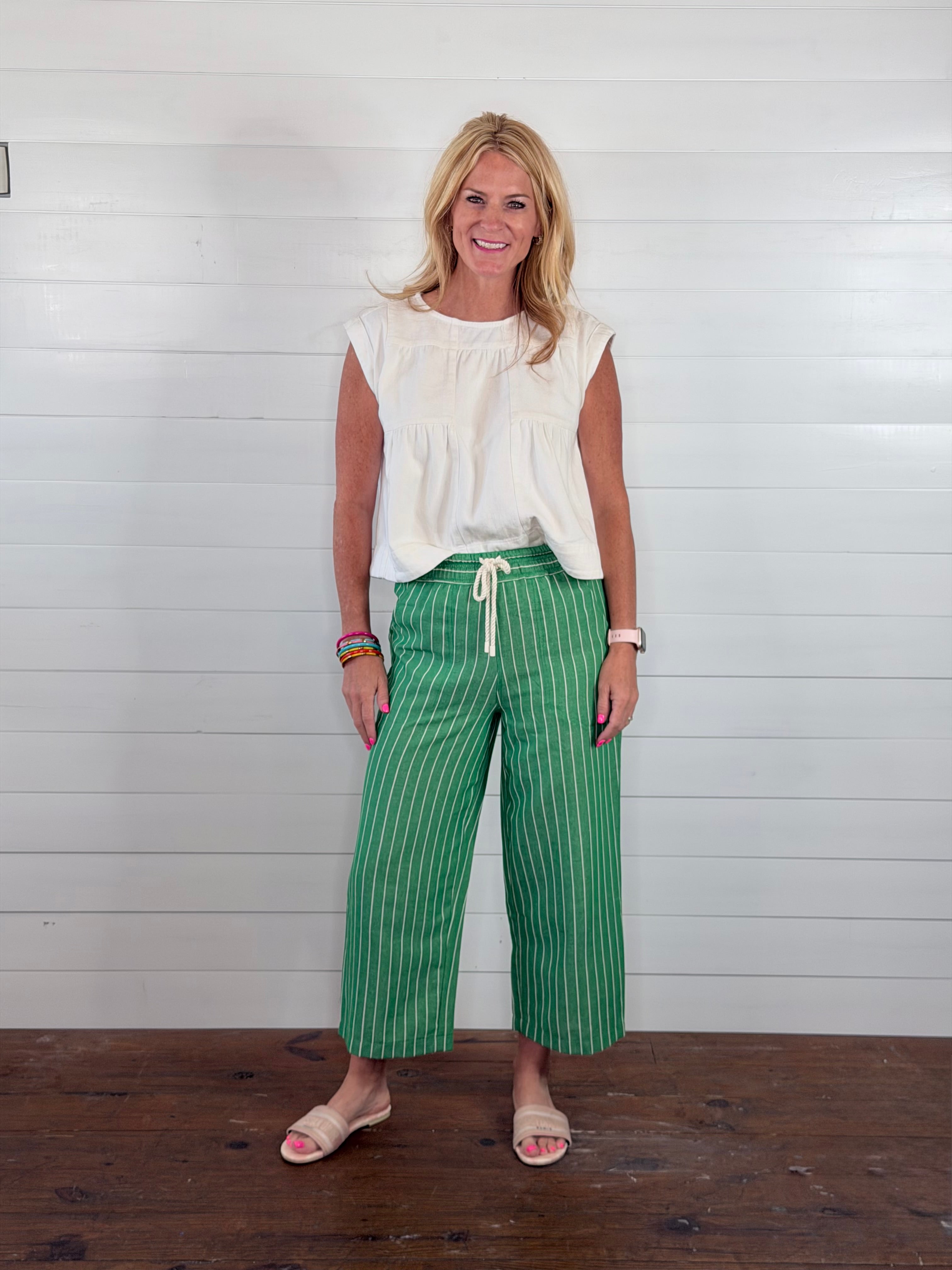 TAYLOR GREEN CROP PANTS
