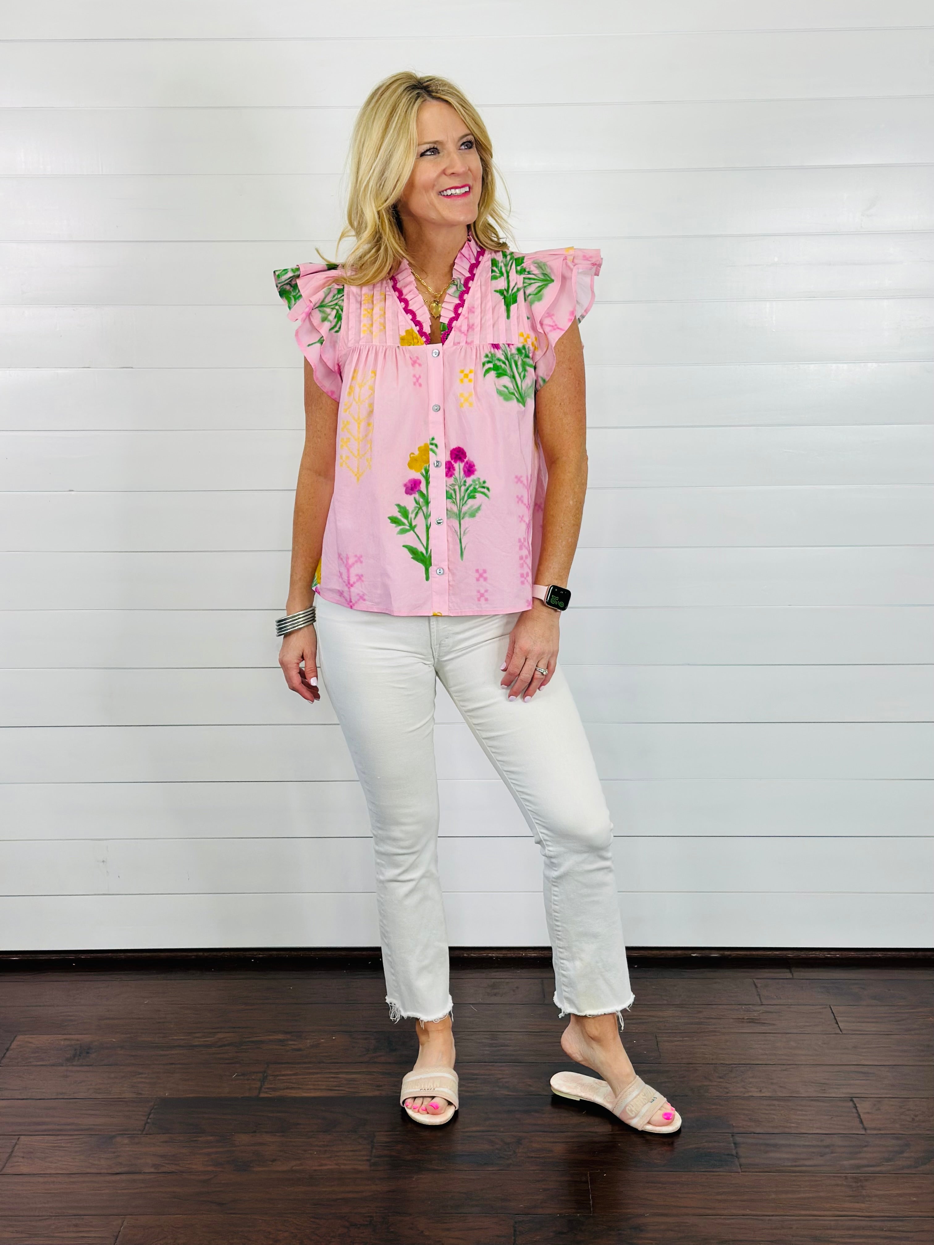 BLUSHING BLOOMS TOP