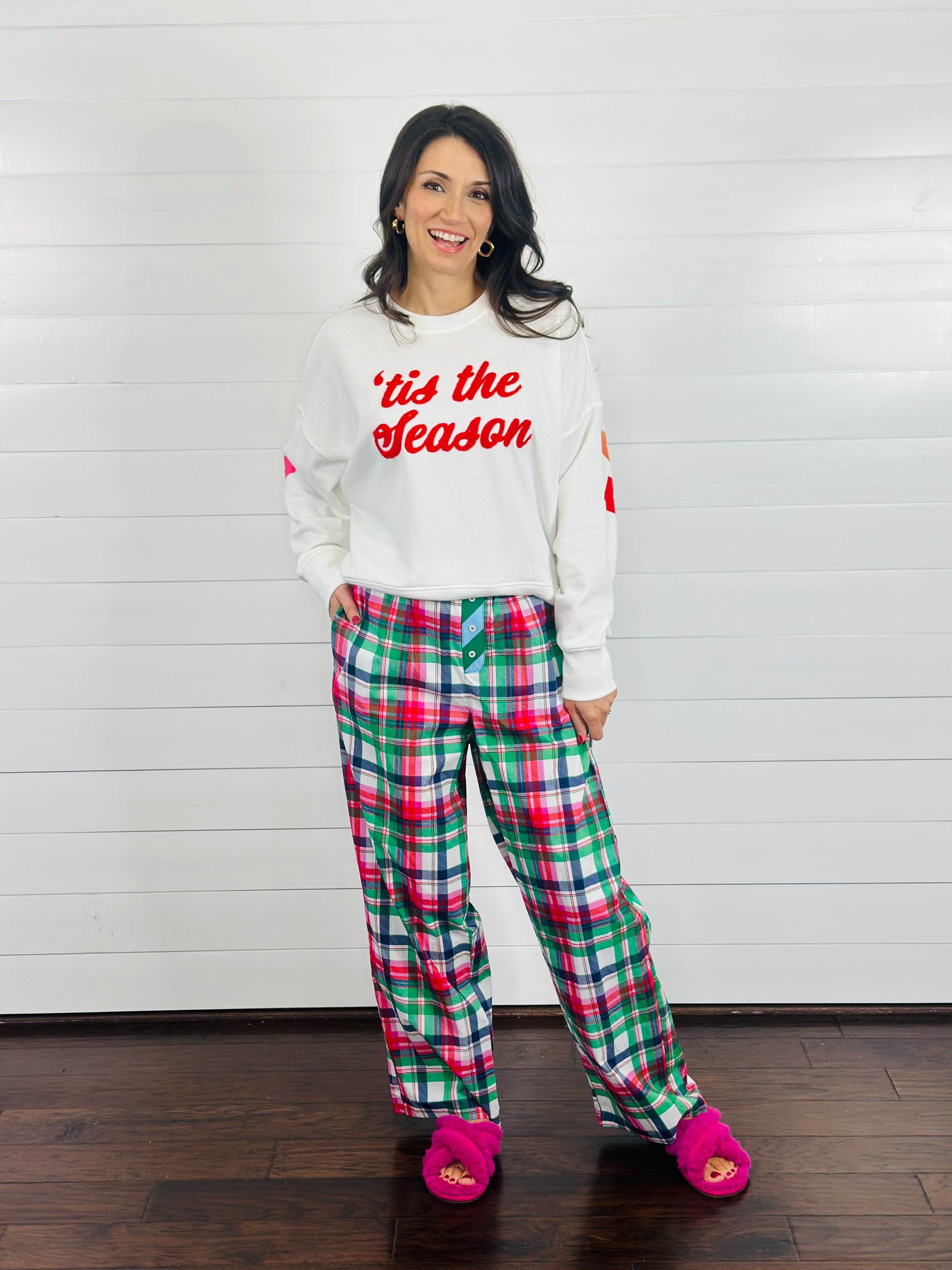 PLAID BOXER PANT-MULTI