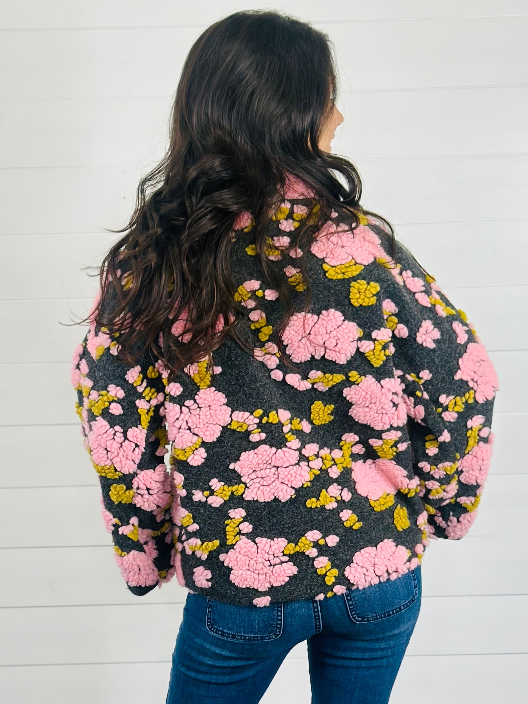 PUFF FLORAL JACKET