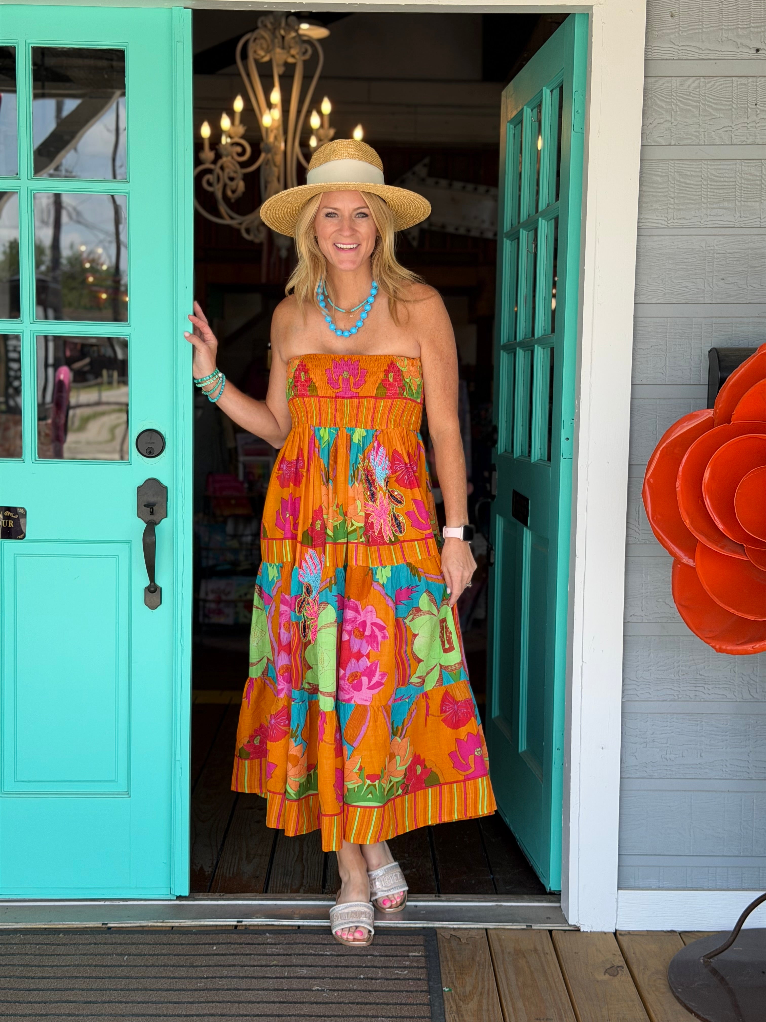 AMANDA STRAPLESS DRESS