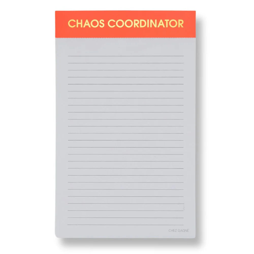 CHAOS COORDINATOR NOTEPAD