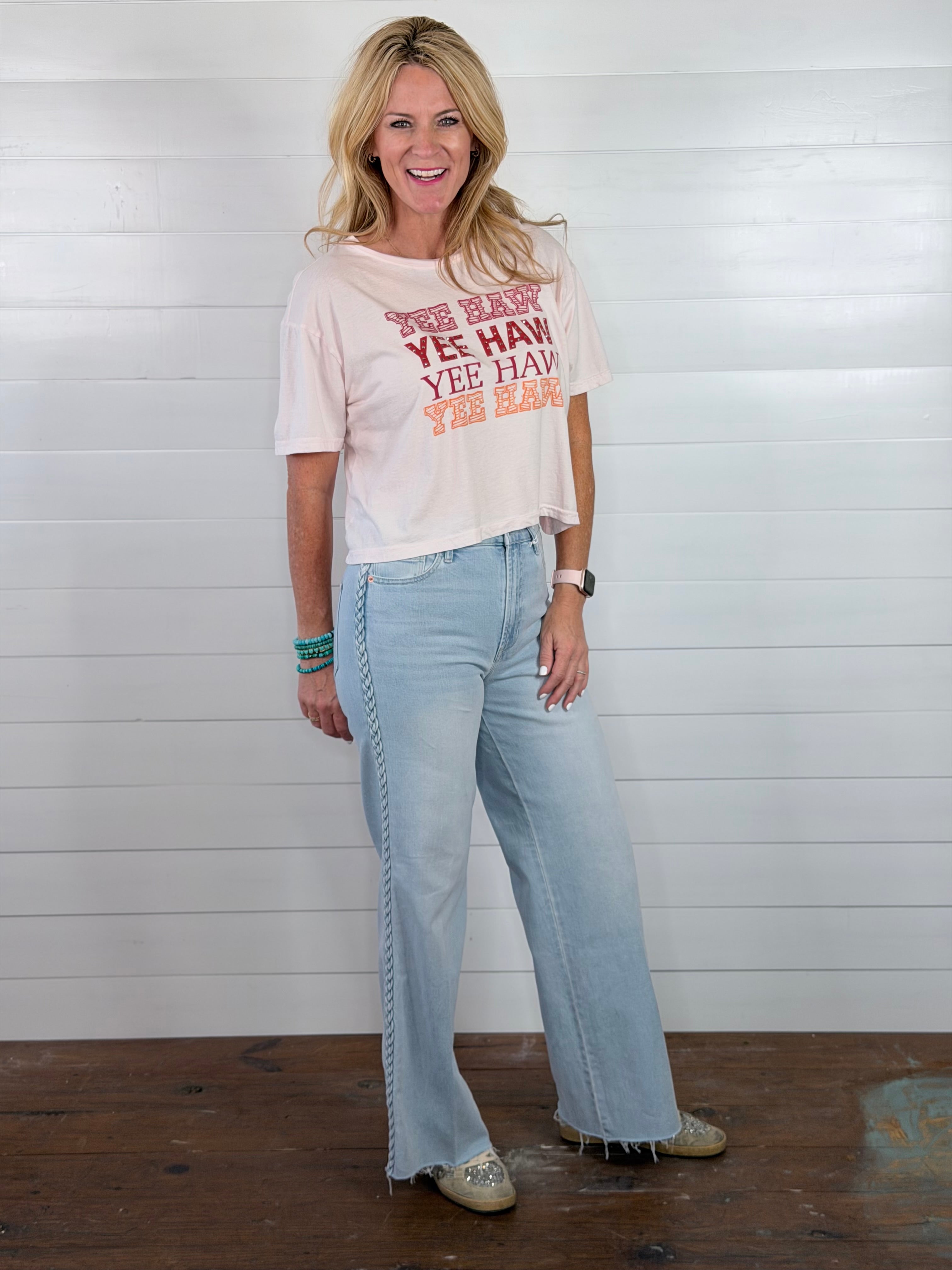 YEEHAWW WIDE BOY TEE
