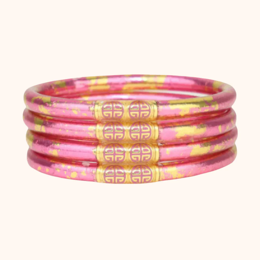 KOI ROSE ALL WEATHER BANGLES-LARGE