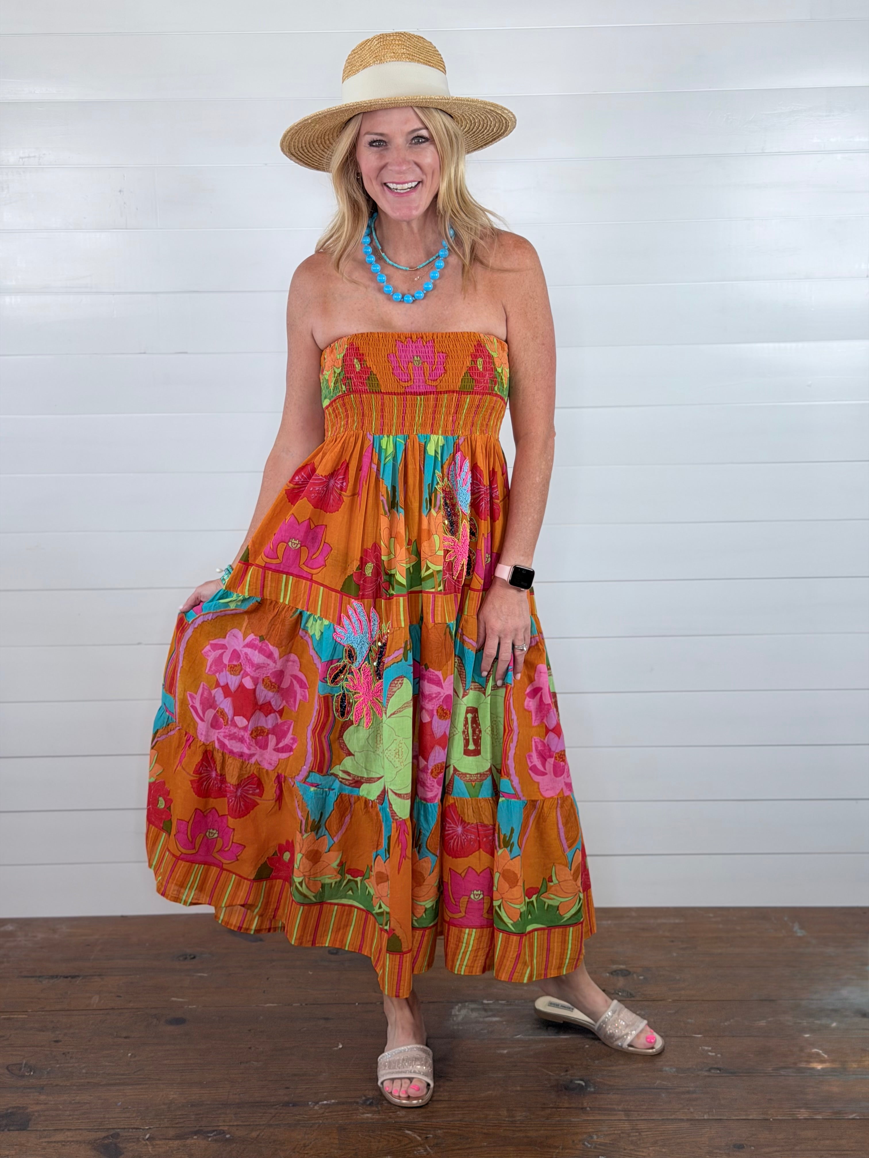 AMANDA STRAPLESS DRESS