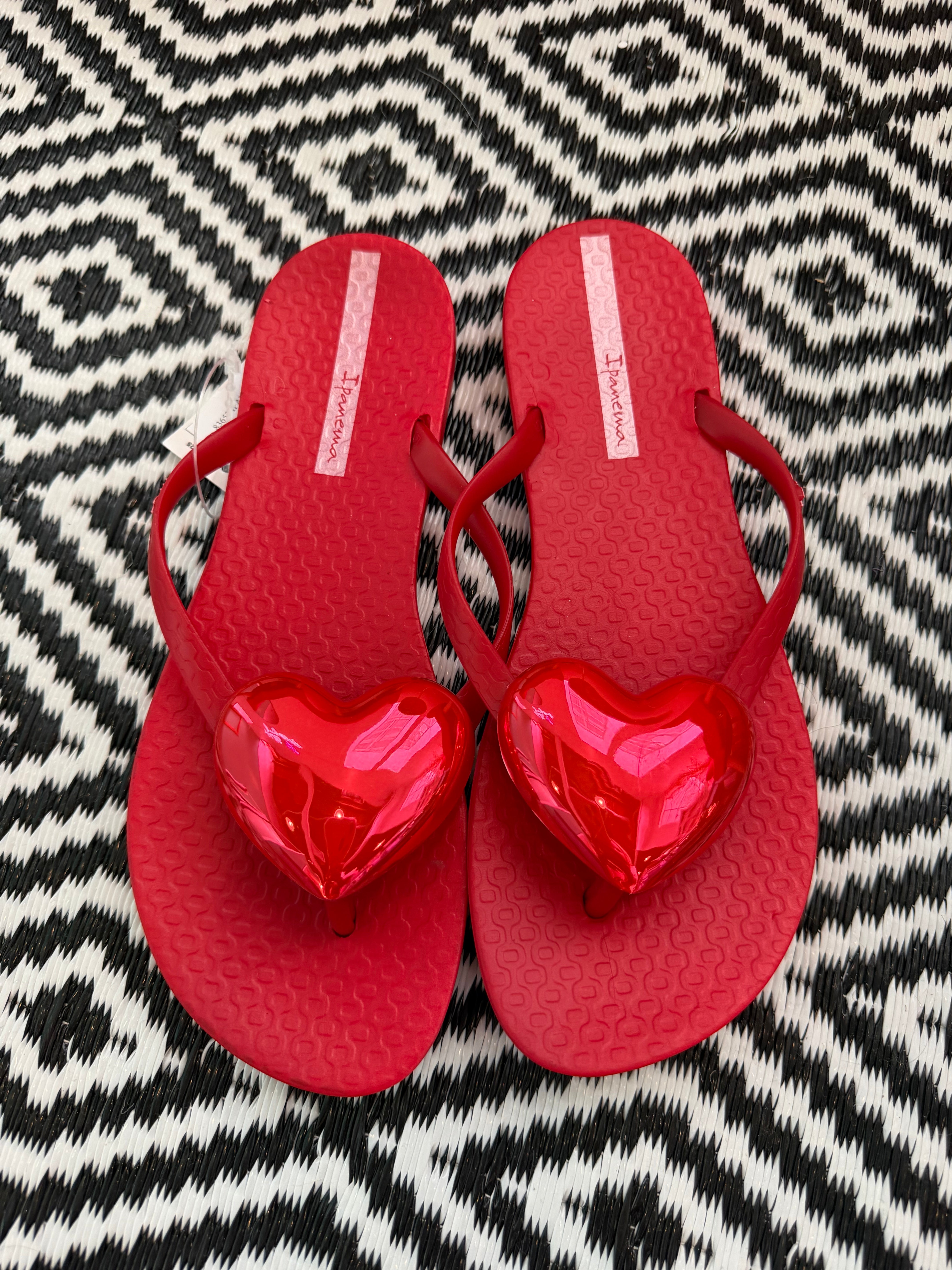 IPANEMA HEART FLIP FLOP-RED