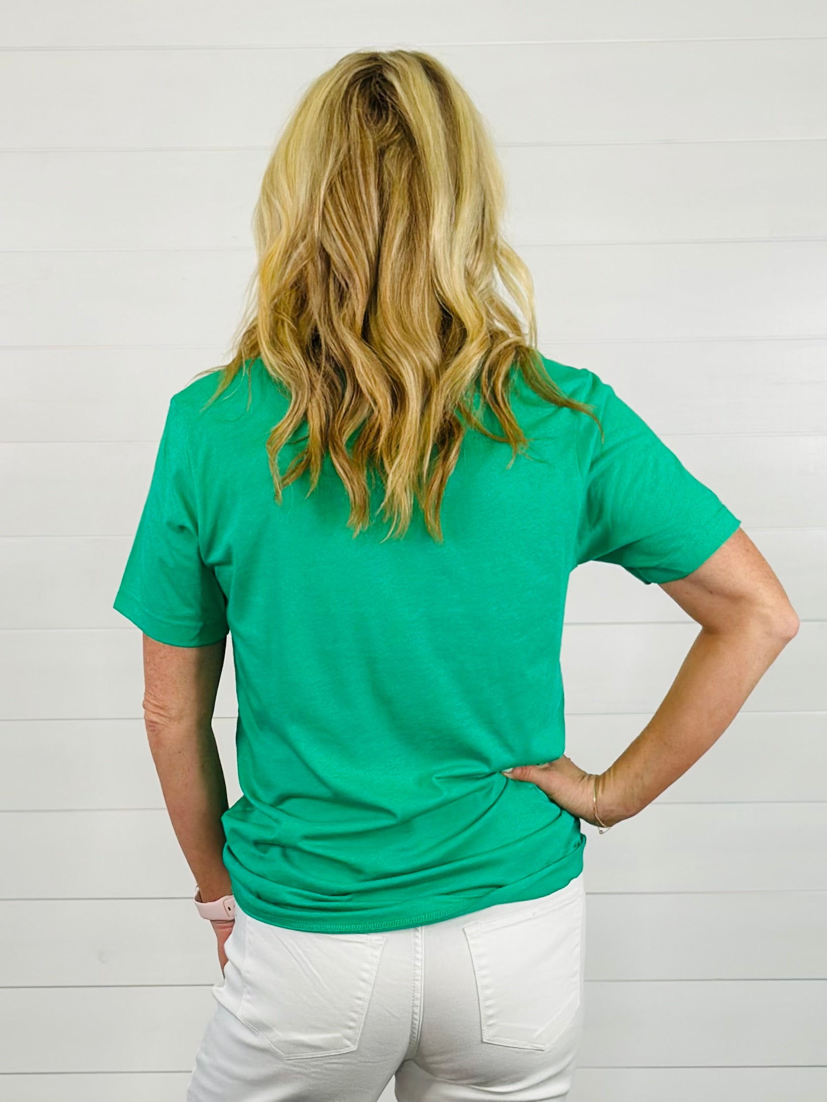 BIG STRIPE TX TEE-GREEN