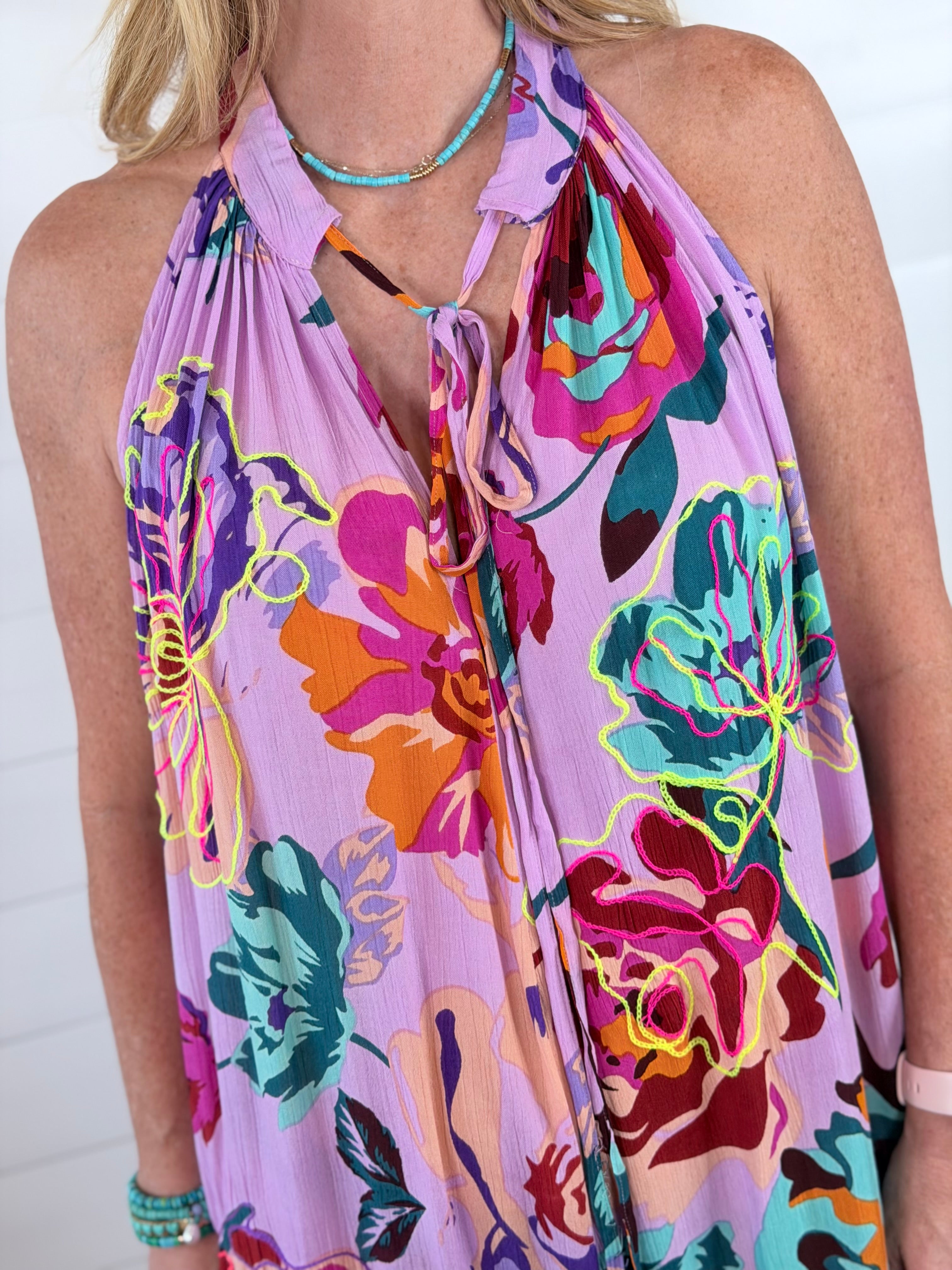 SYMPHONY ROMPER-LAVENDER