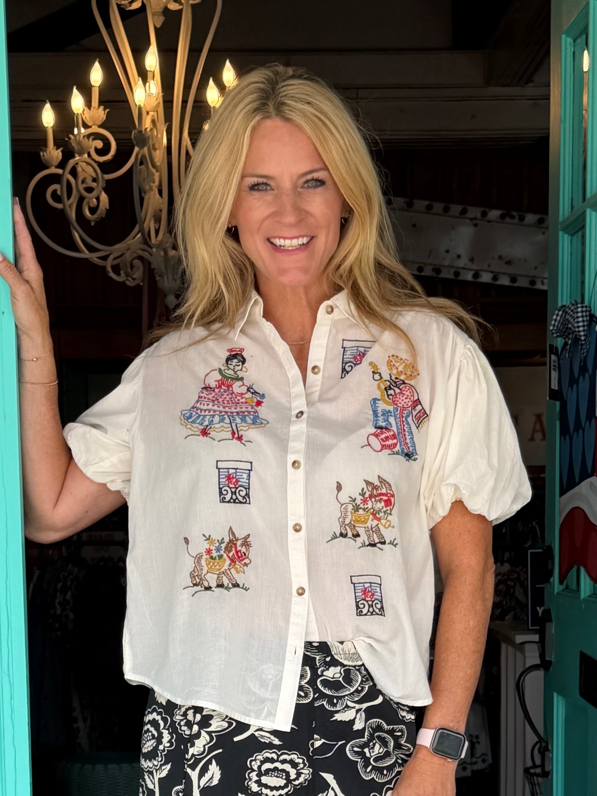 FLAMENCO TOP BY SISTER MARY