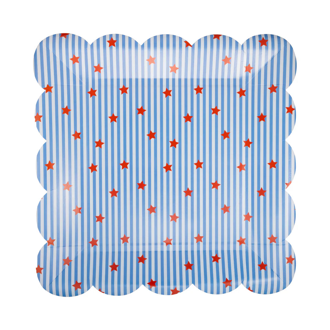 STRIPES AND STARS PLATE