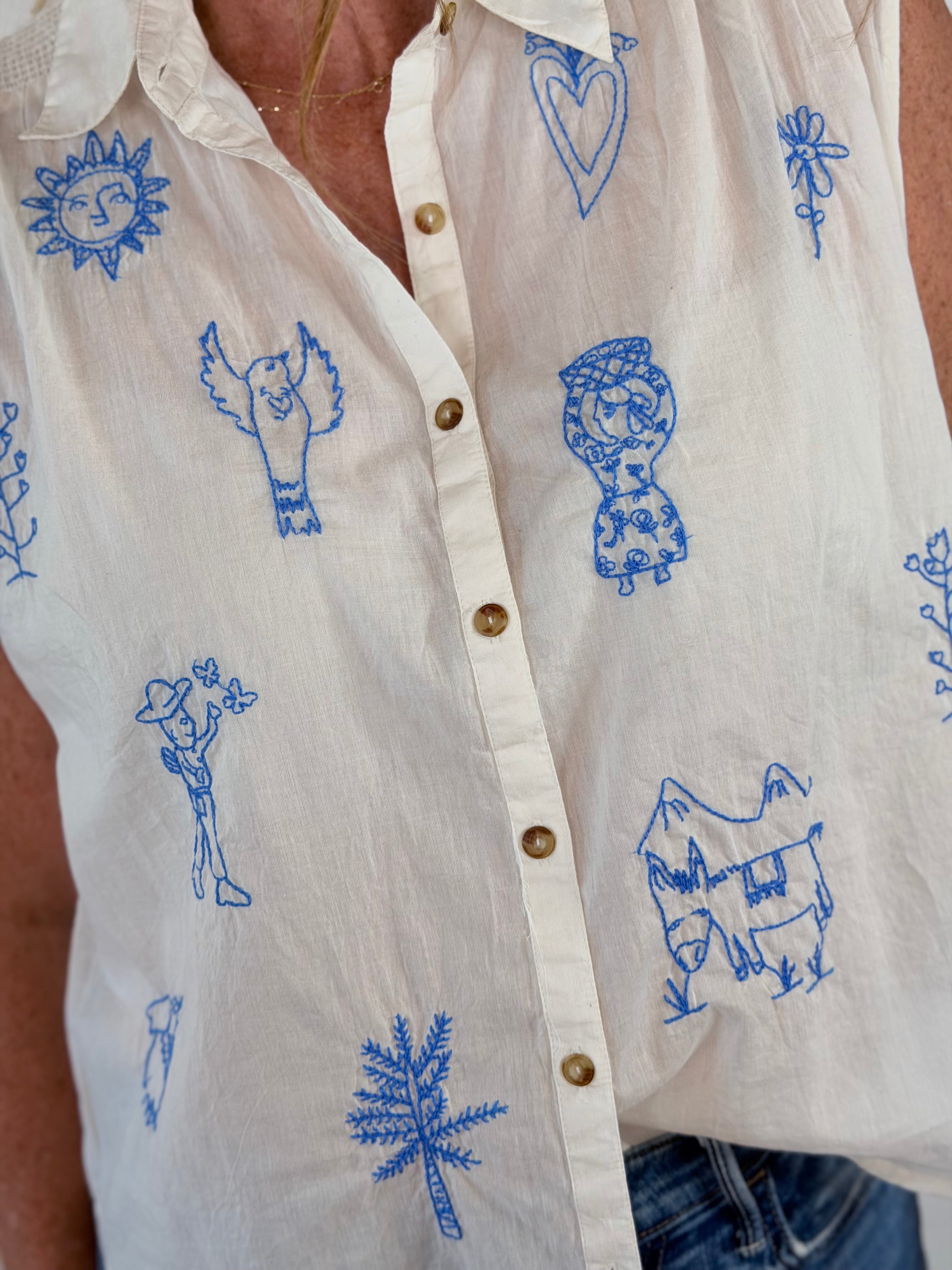 MILAGRO SLEEVELESS TOP