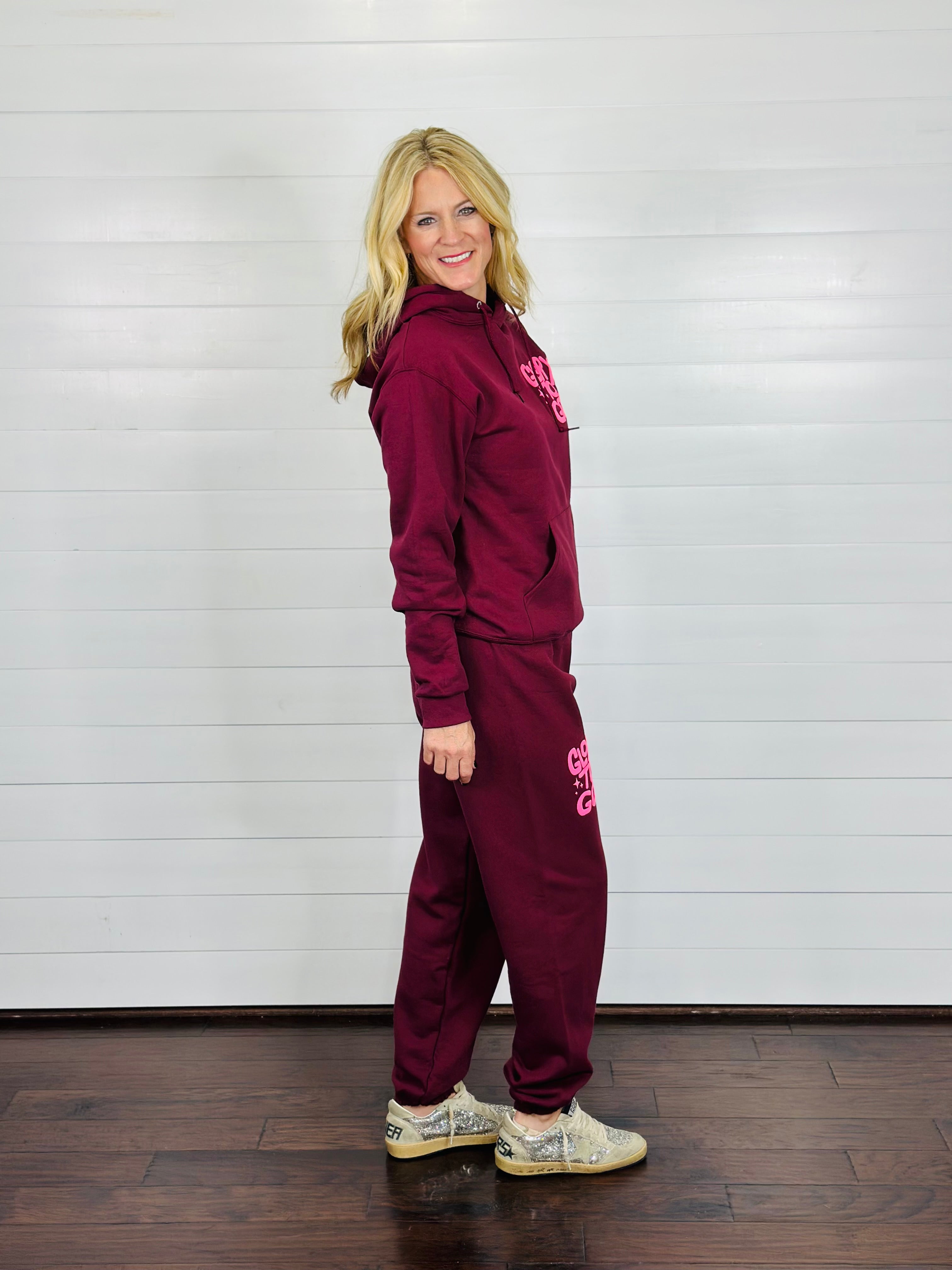 GLORY TO GOD PUFF SET-MAROON