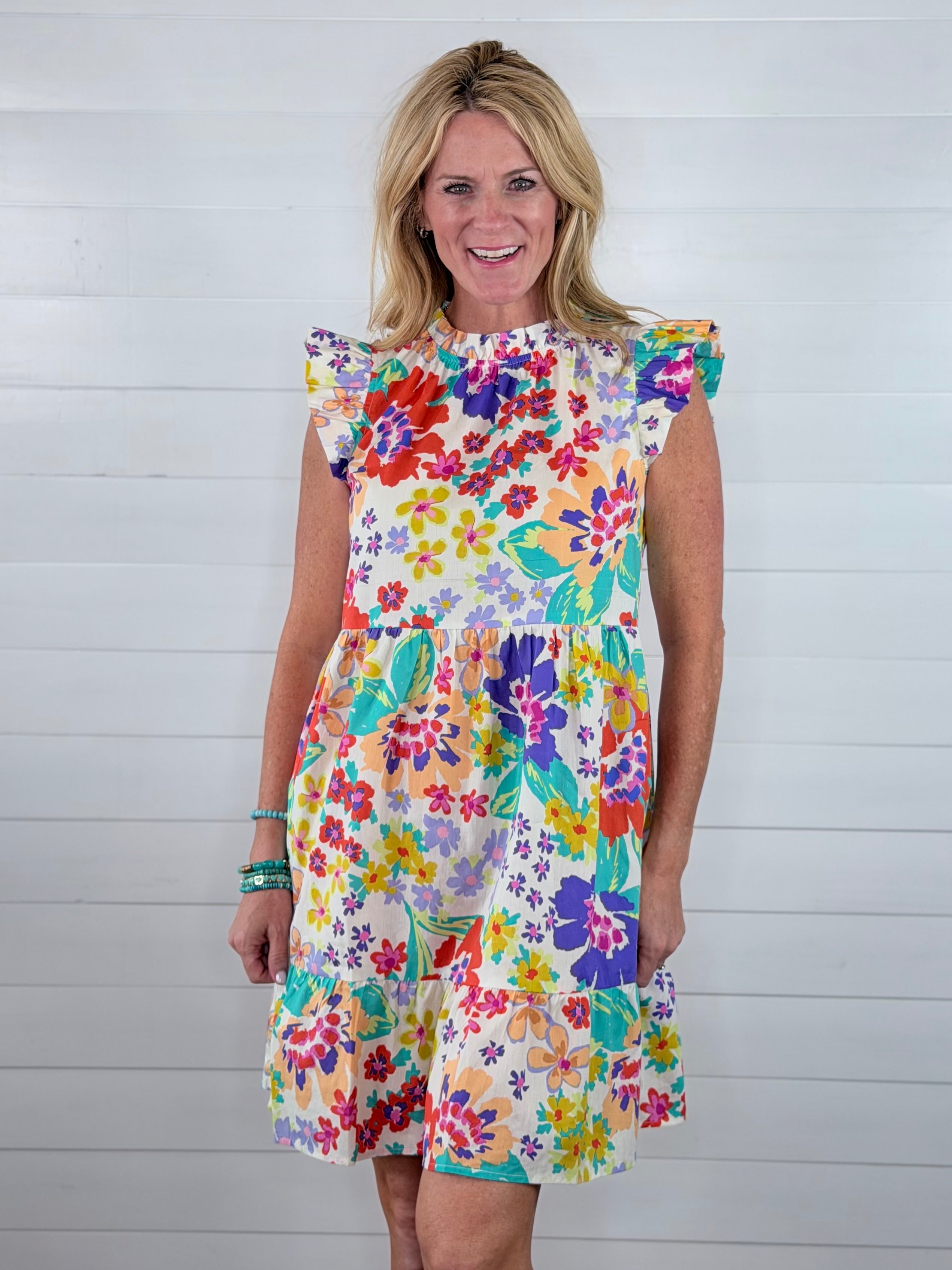 SAVANNA FLORAL DRESS