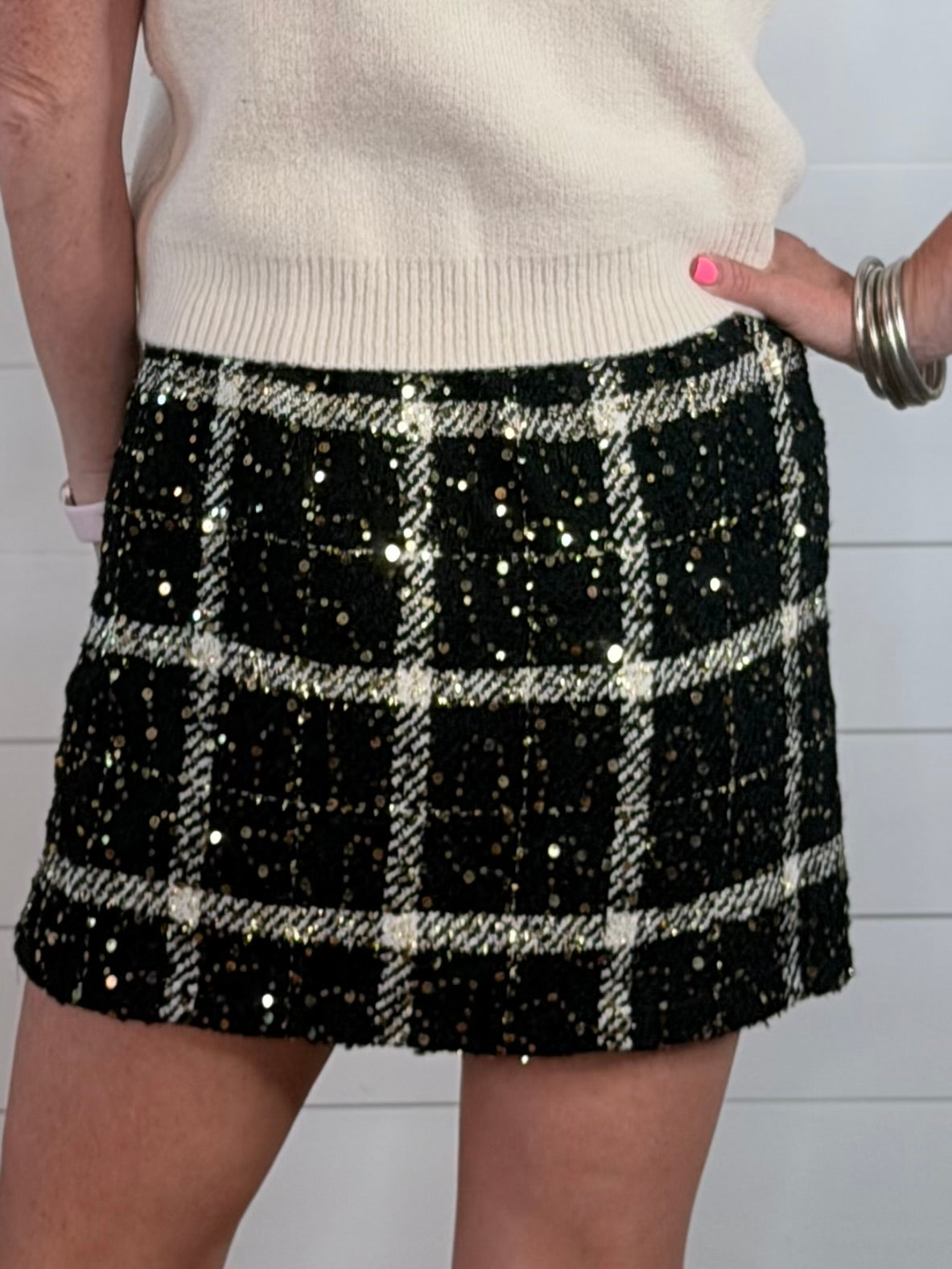 PLAID PARTY MINI SKIRT