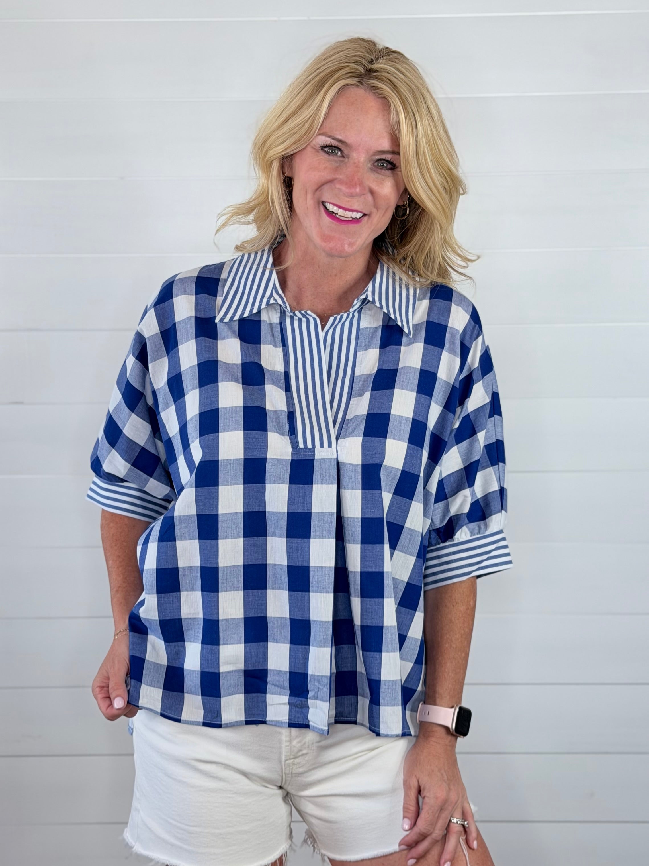 ROYAL CHECK TOP