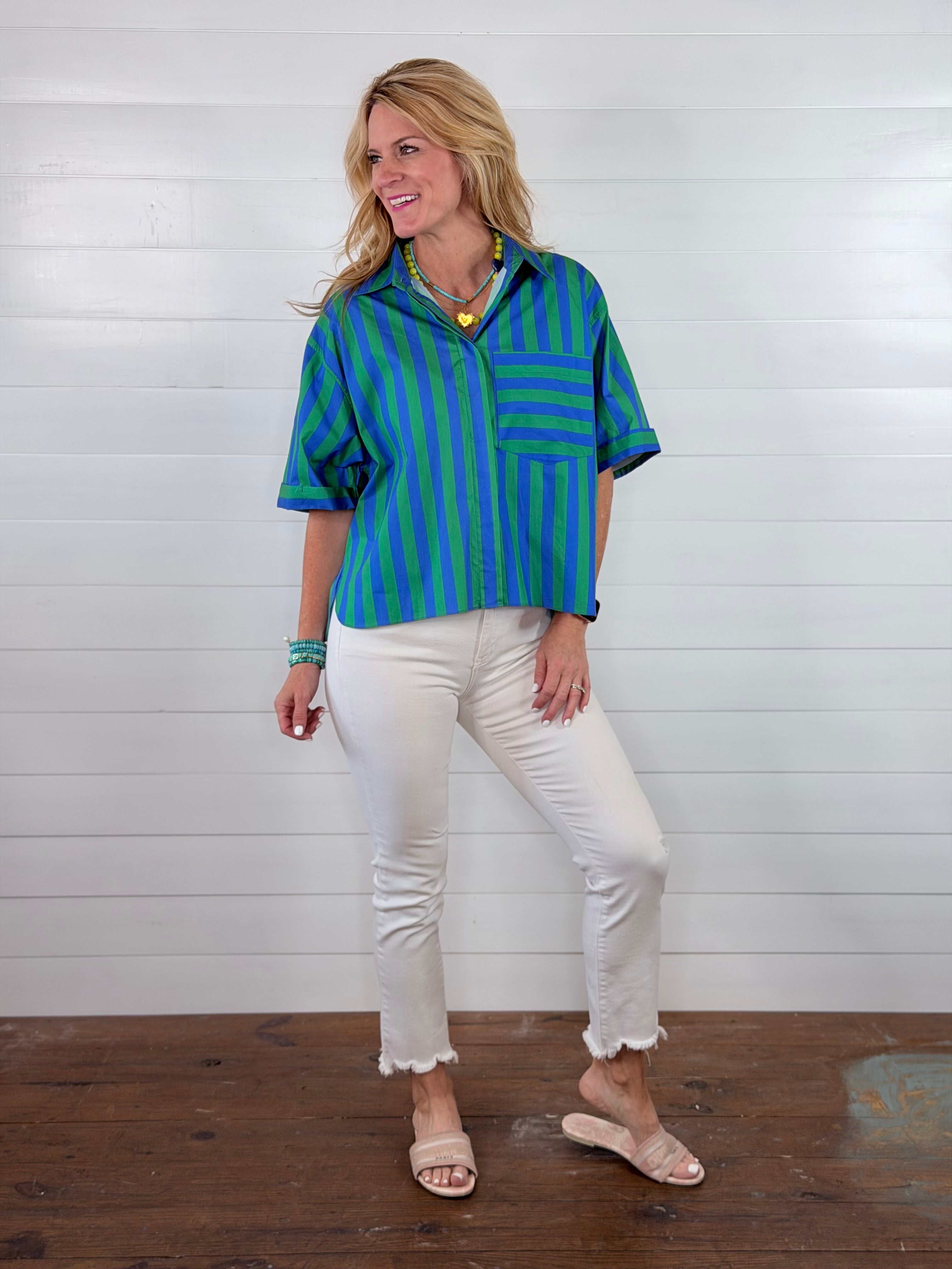 LUCY STRIPED TOP