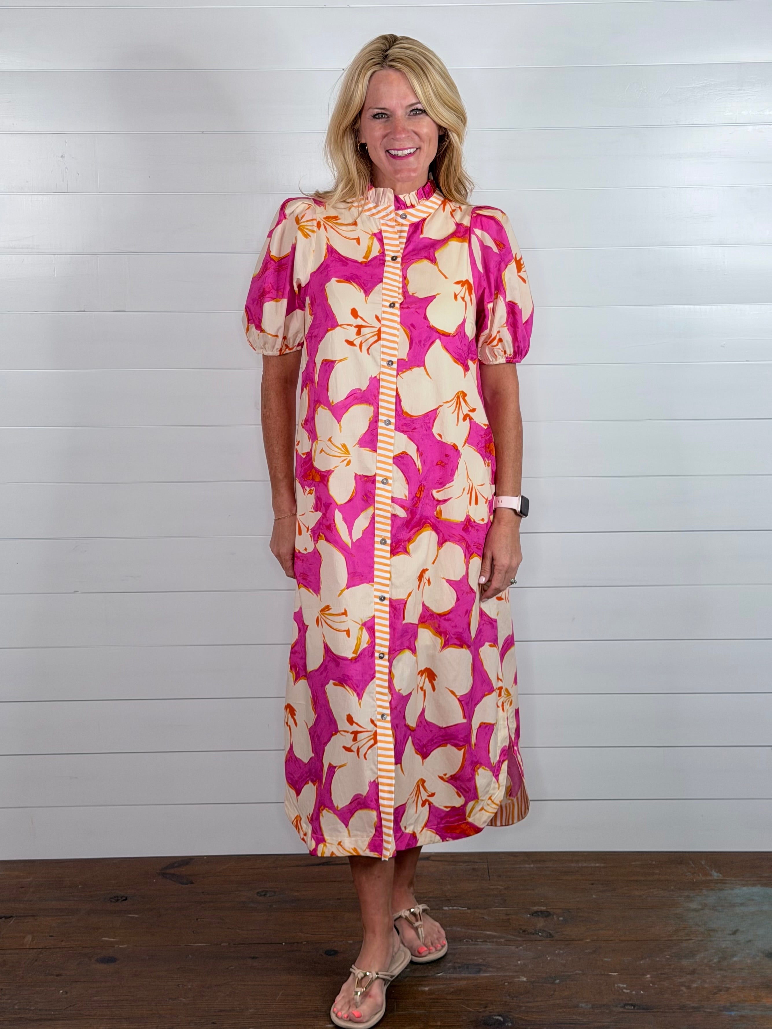 BRIGHT BLOOMS DRESS