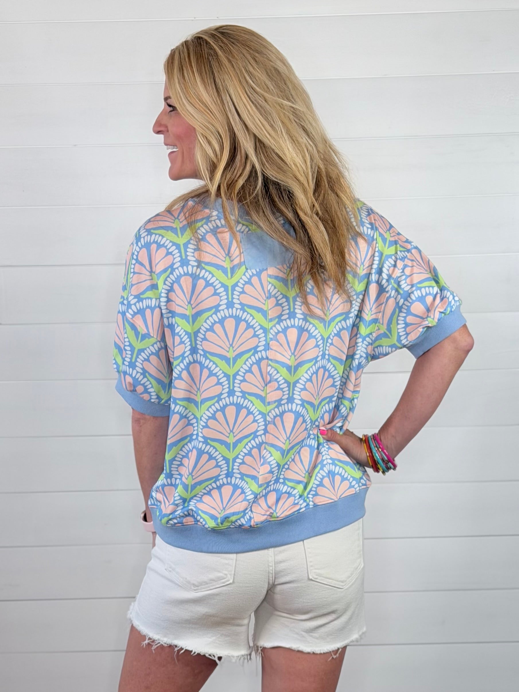 SUMMER PASTELS TOP