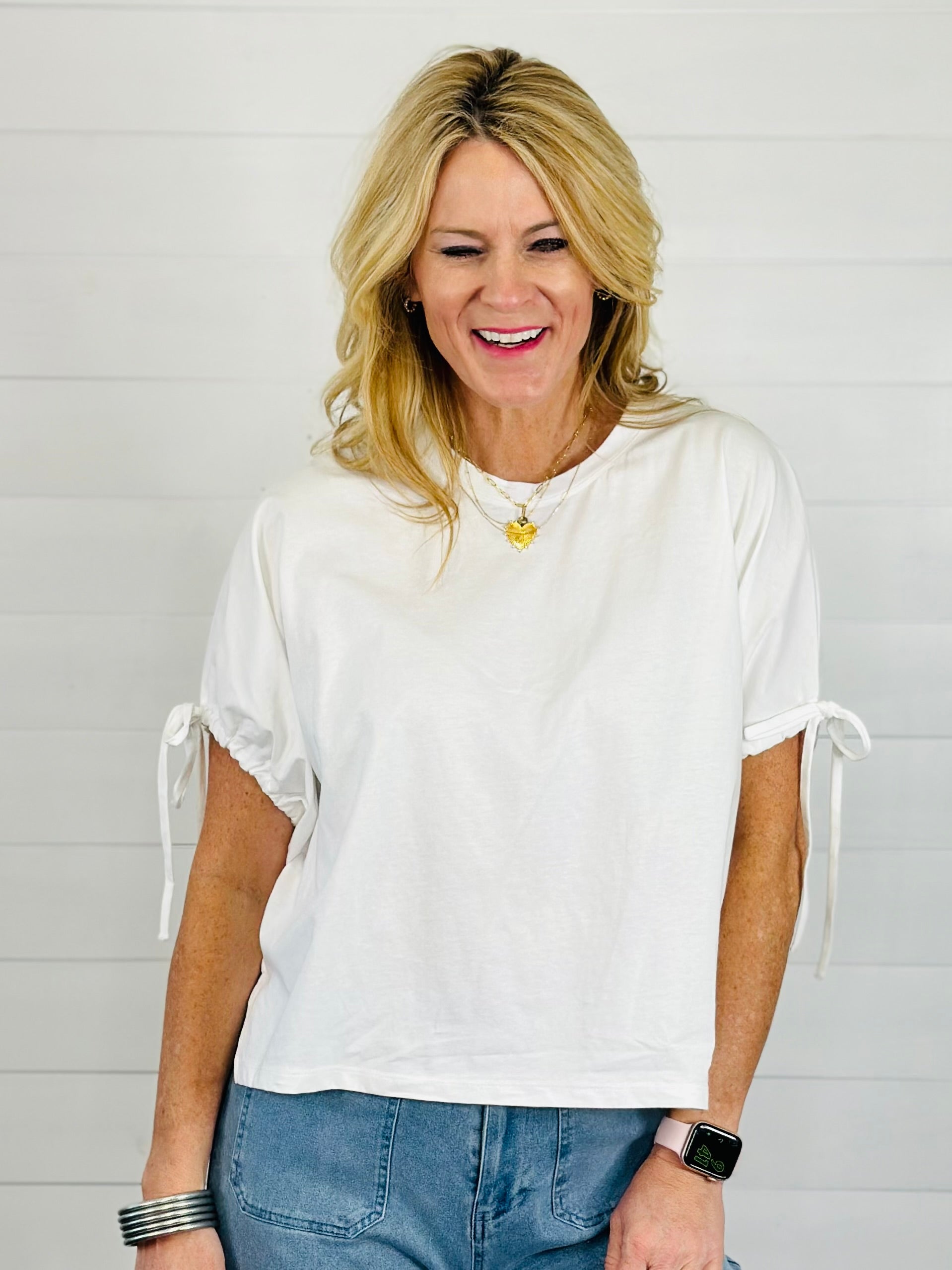 THE GRACE TOP-WHITE