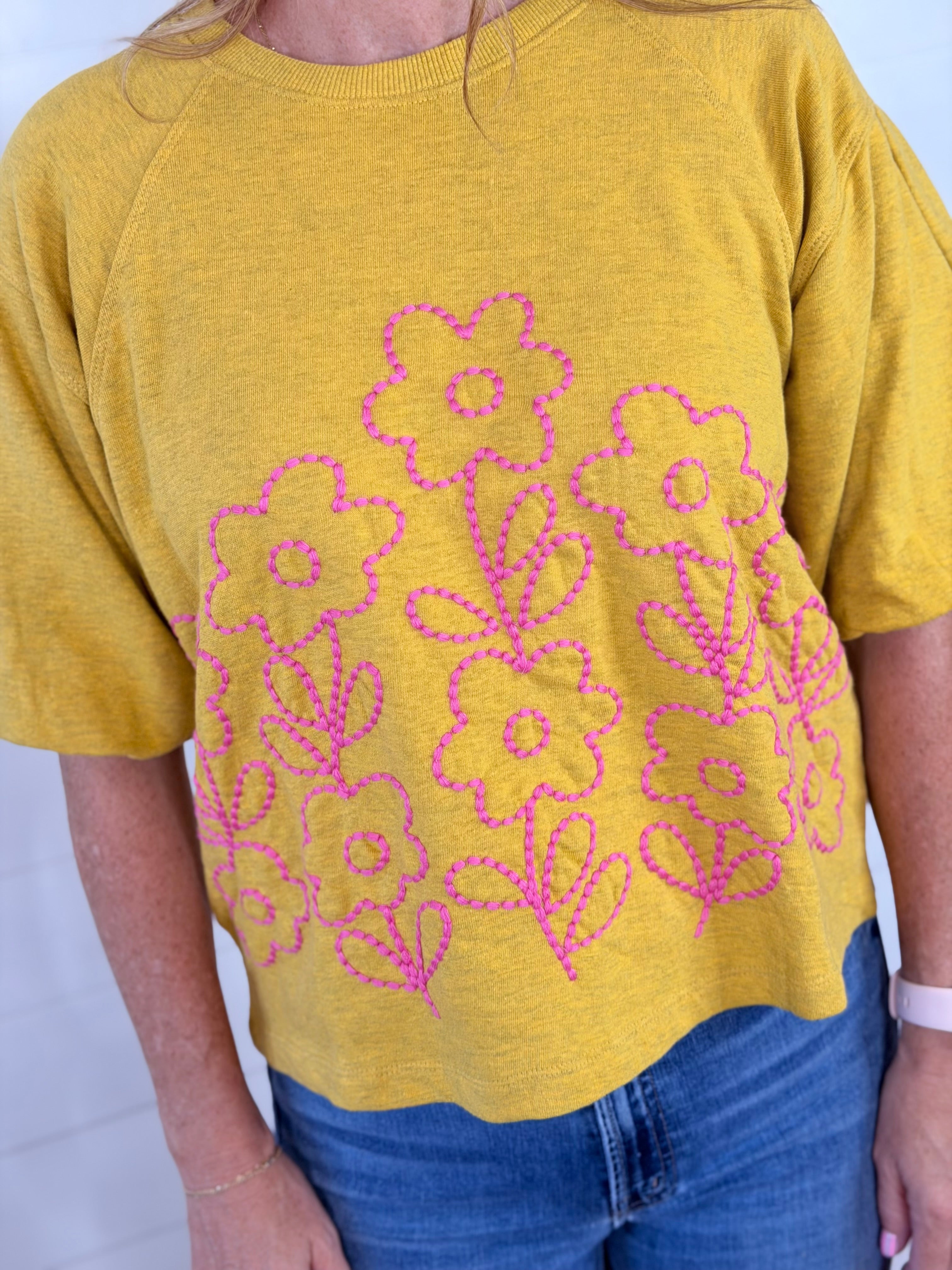 FRENCH TREEY CREWNECK