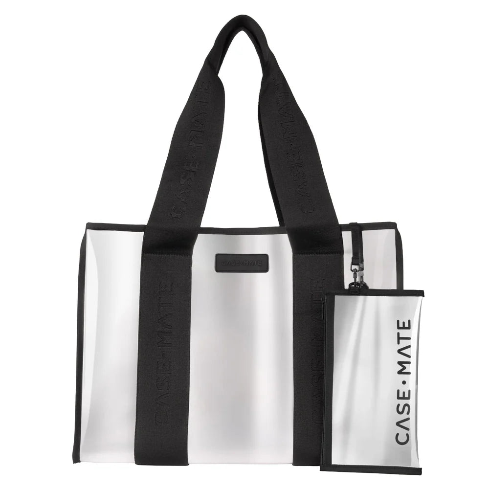 CASE-MATE-JELLY TOTE-SILVER CHROME