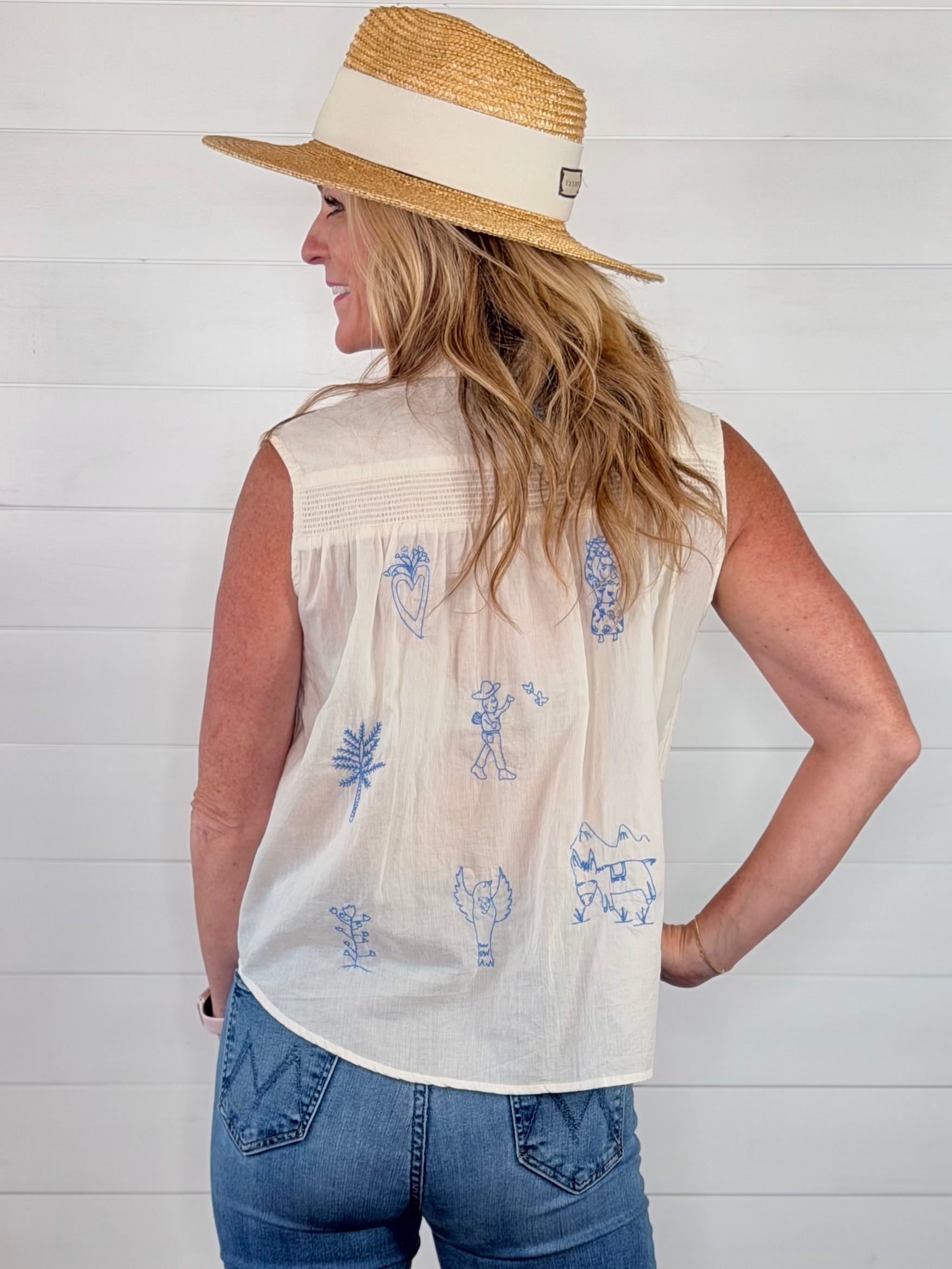 MILAGRO SLEEVELESS TOP