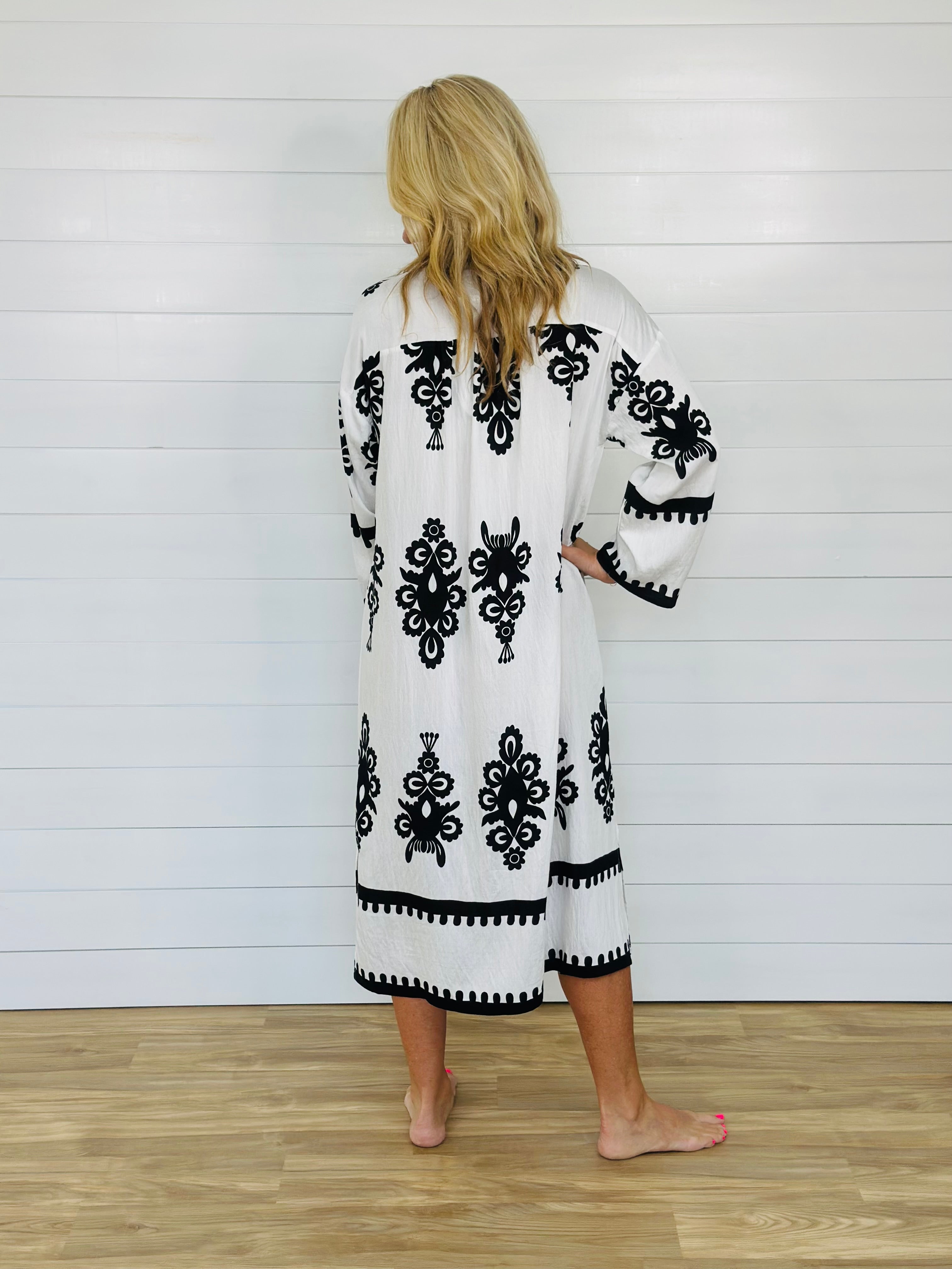 BEAUTIFULLY BOHO DRESS-CREAM