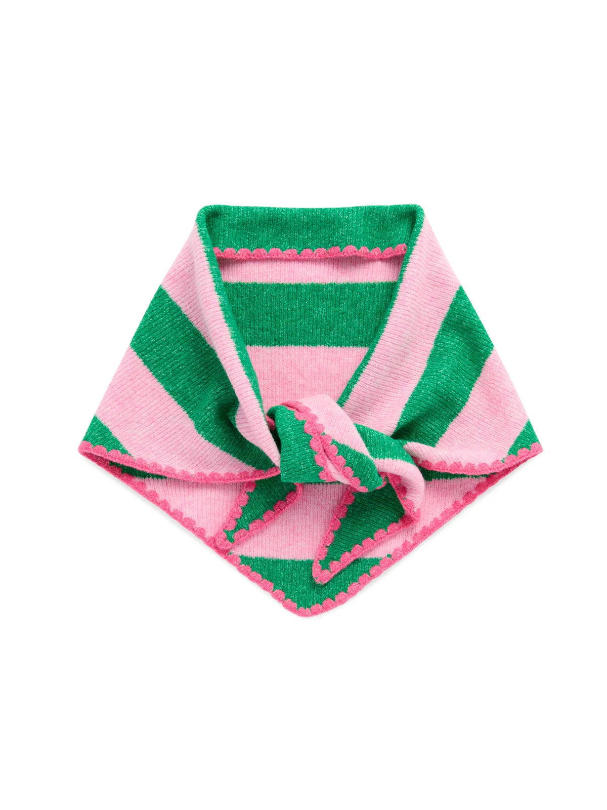 JOY TRIANGLE SCARF-GREEN