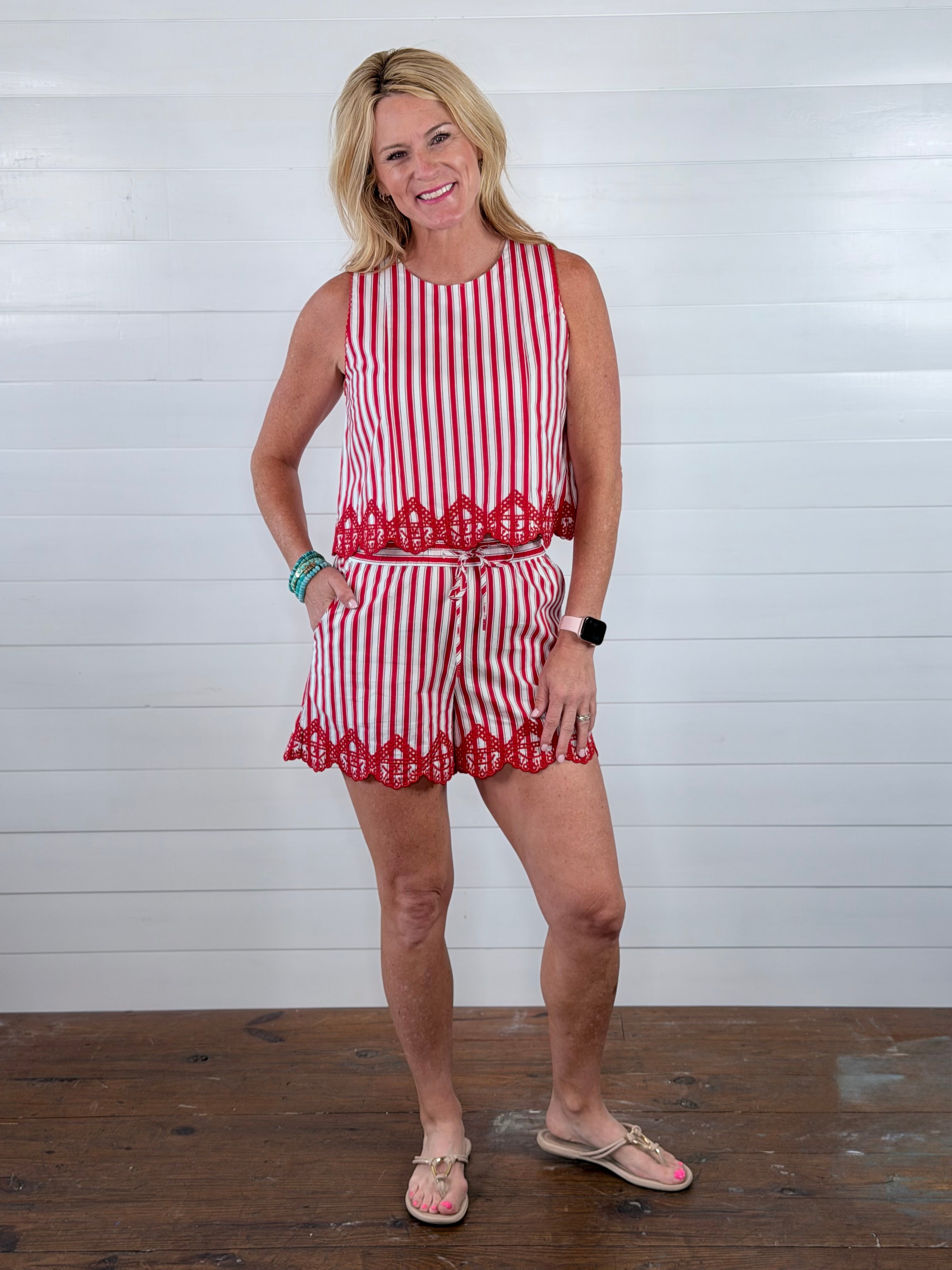 BETSY STRIPED SET
