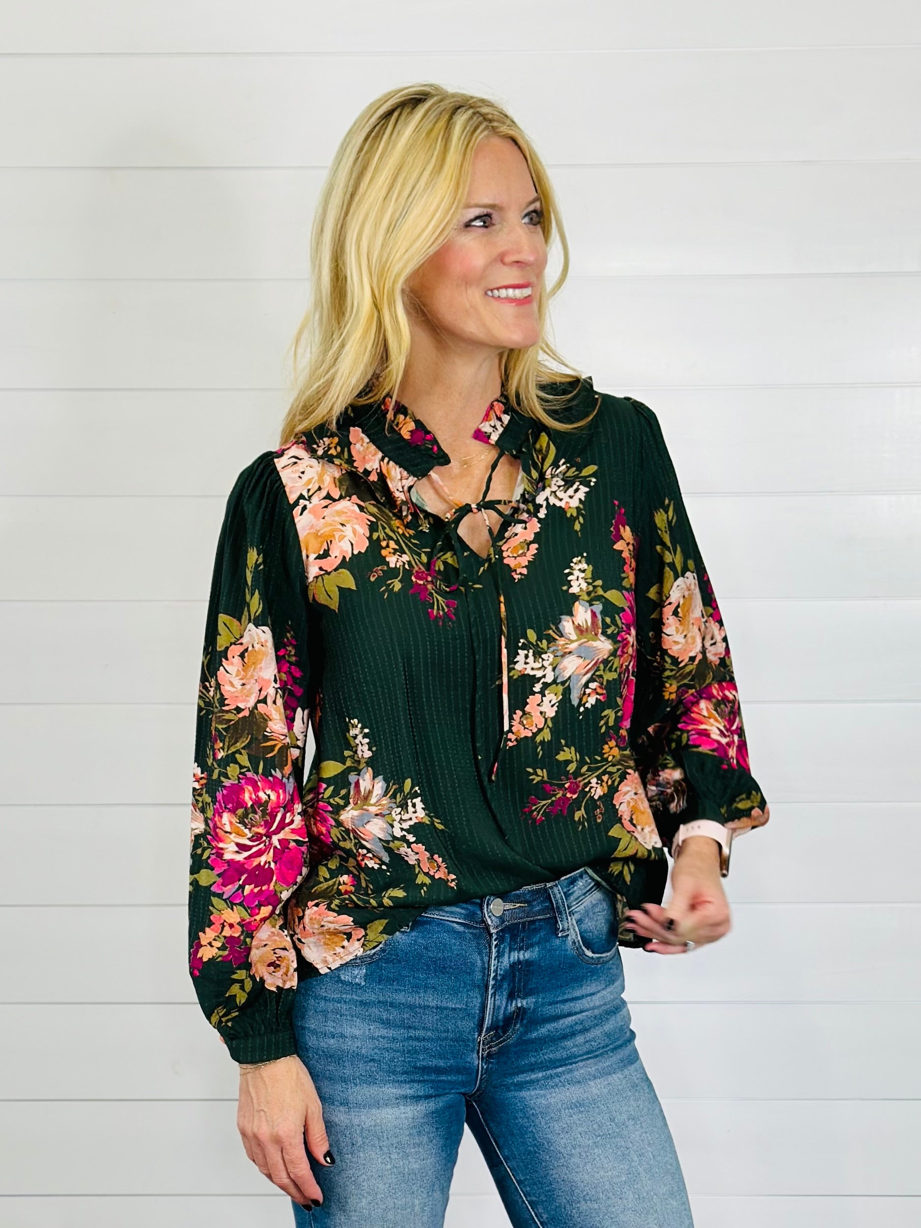 EVERLY FLORAL TOP