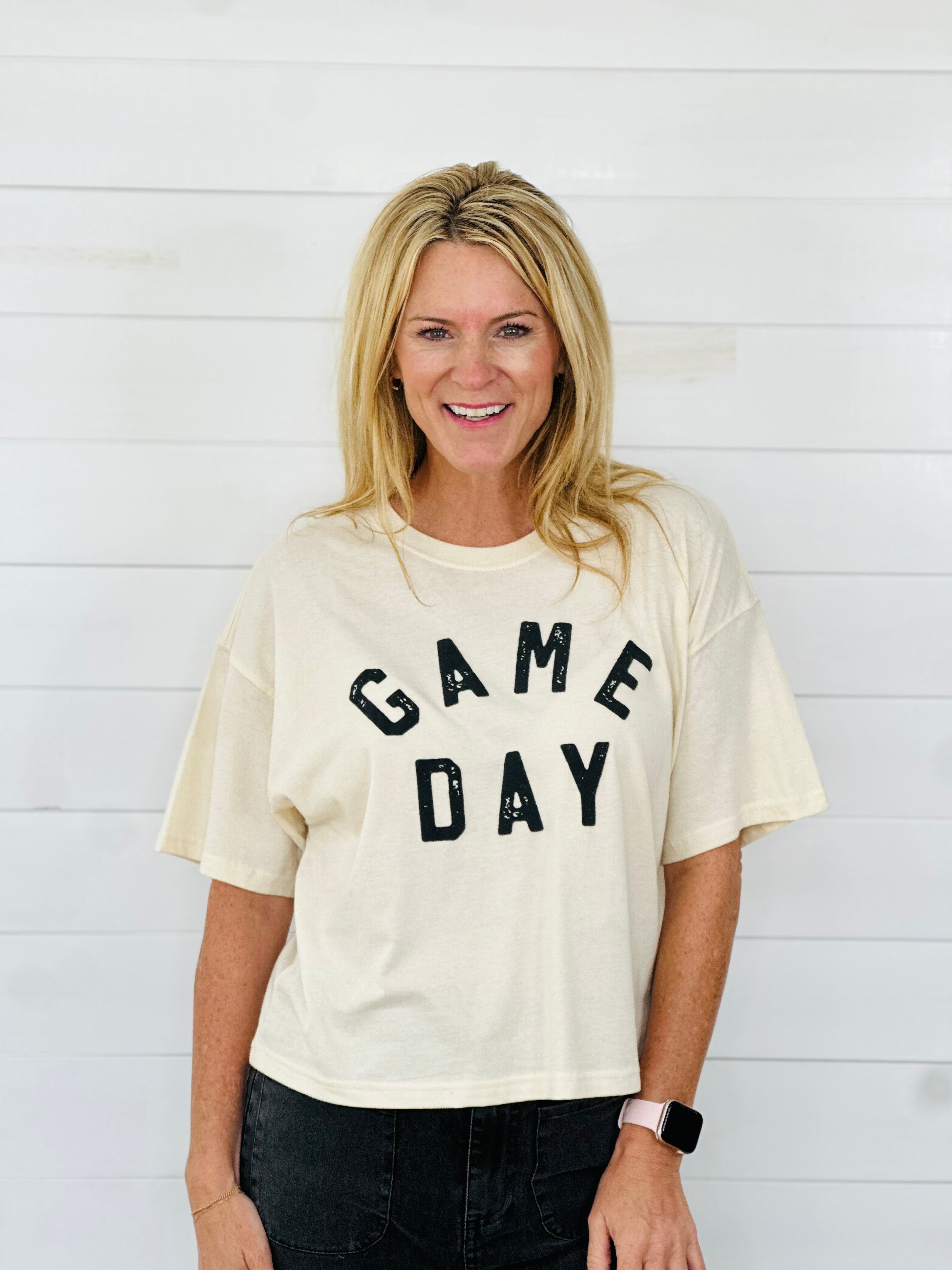 GAME DAY TEE-CREAM
