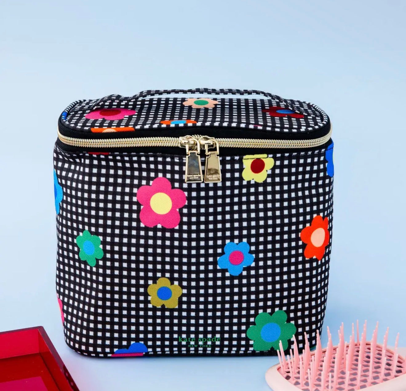 KATE SPADE GINGHAM LUNCH KIT