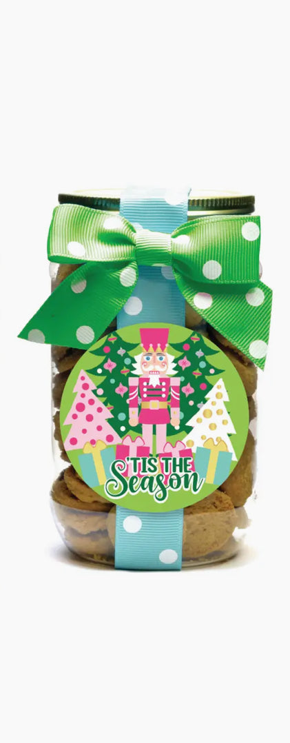 CHOCOLATE CHIP COOKIE PINT-PASTEL NUTCRACKER