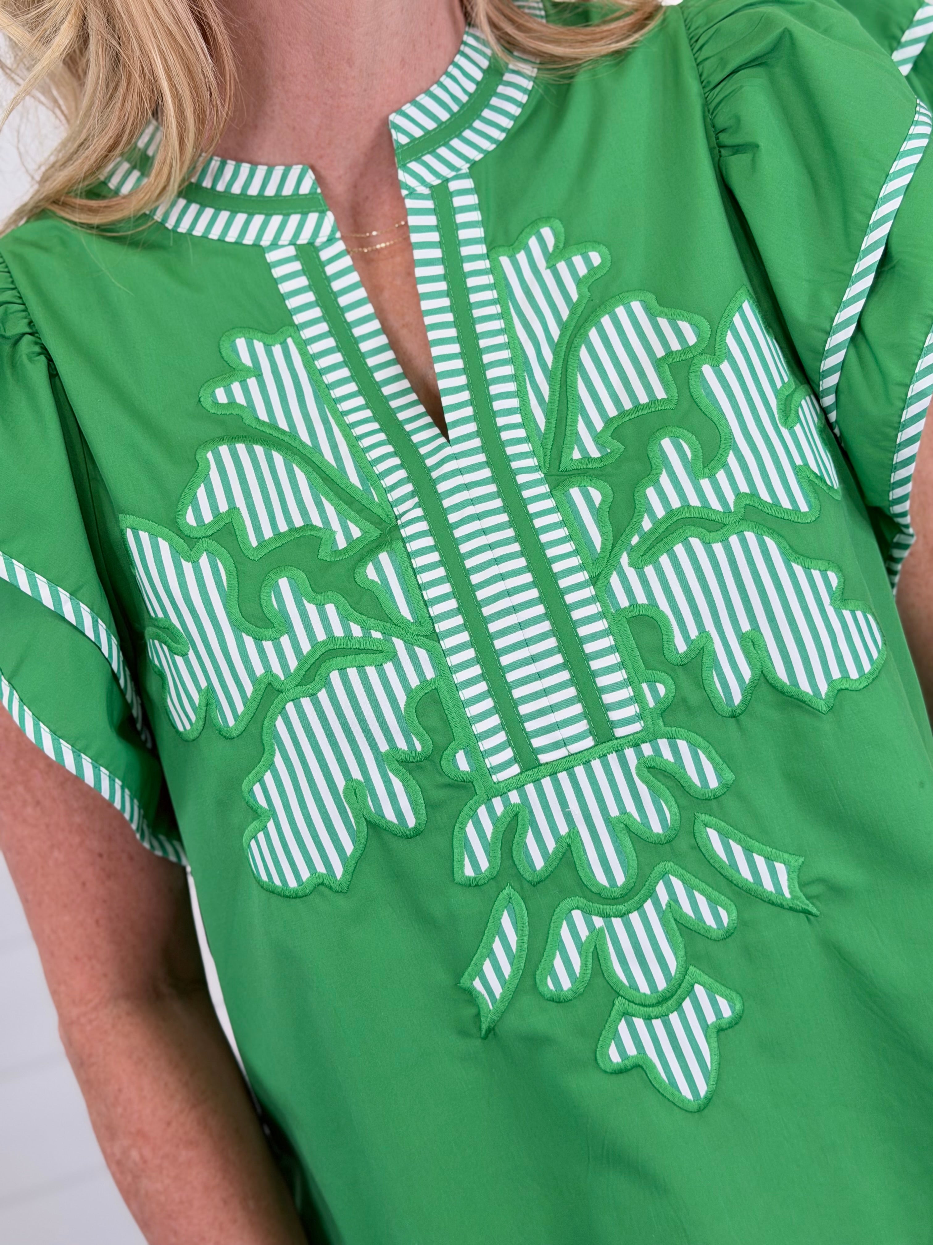 REMI RUFFLE SLEEVE TOP