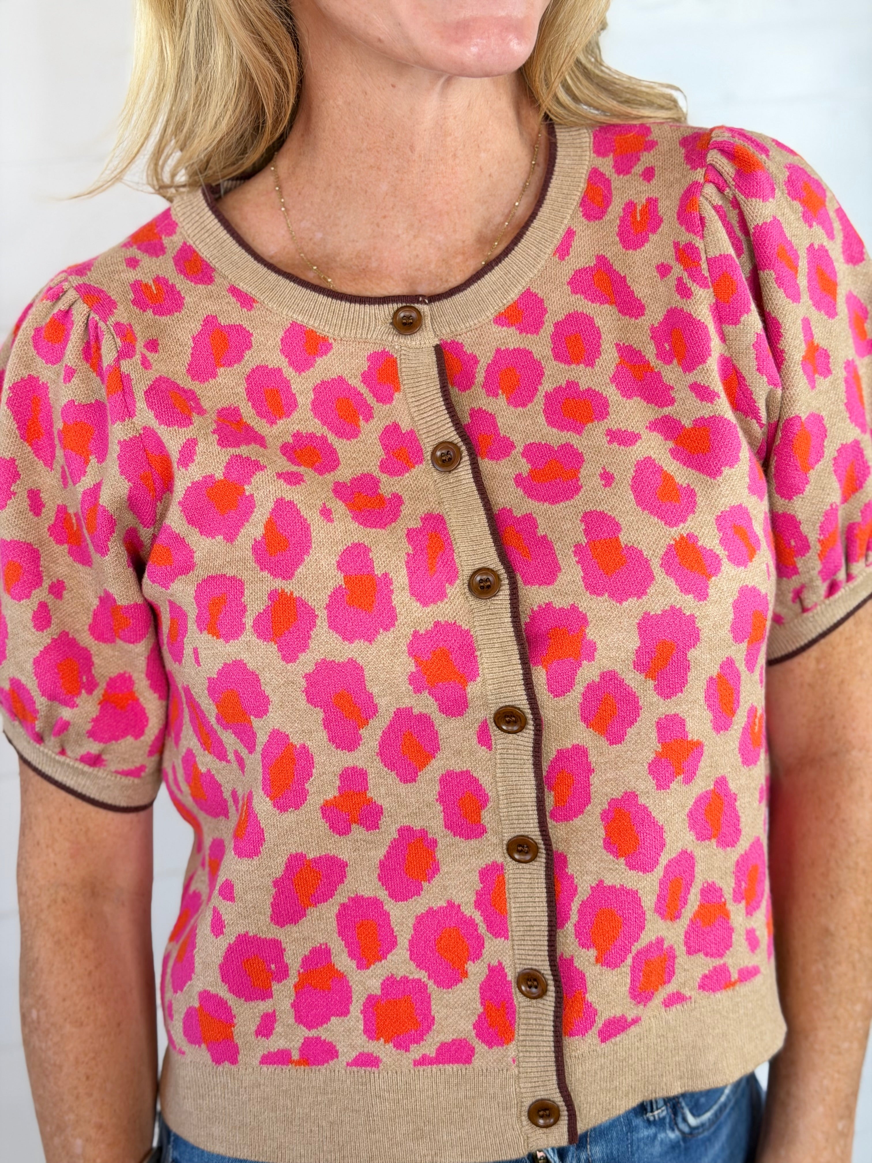 CHEERFUL CHEETAH SWEATER