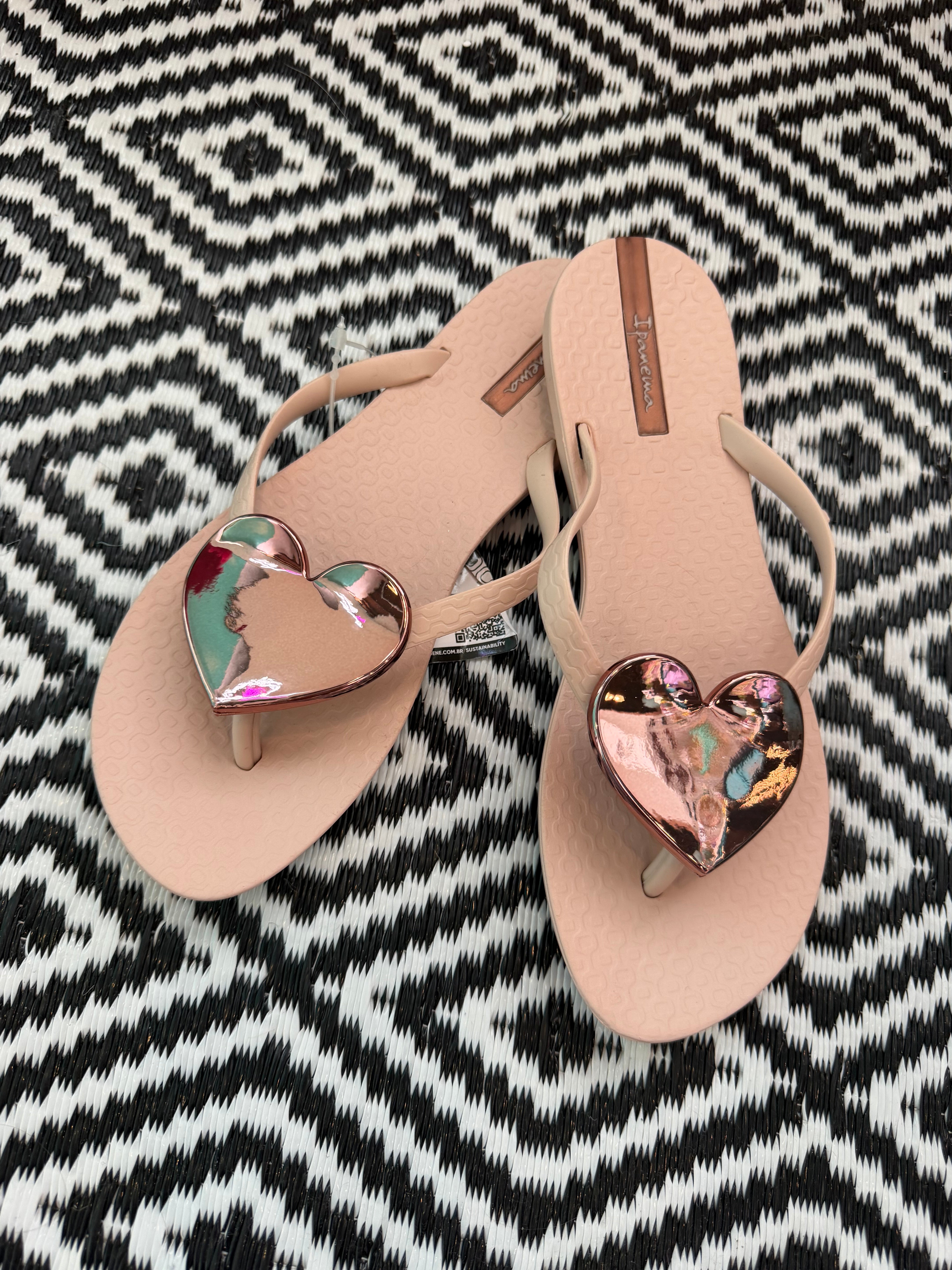 IPANEMA HEART FLIP FLOP-PINK