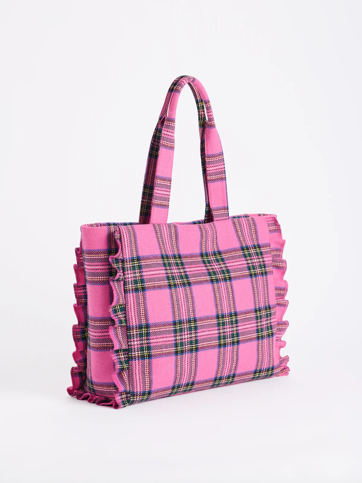 SCOTTIE RUFFLE TOTE-PINK