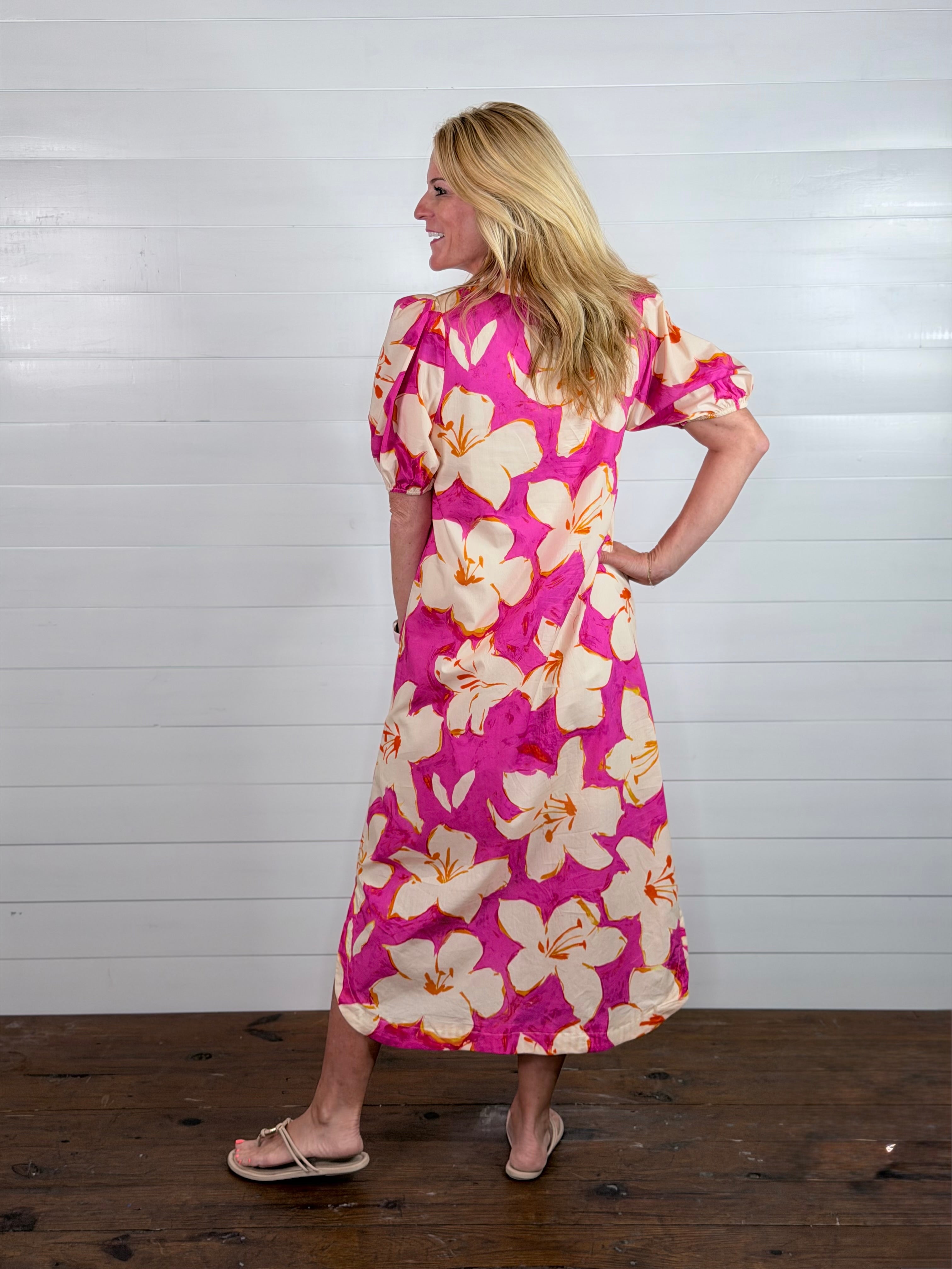 BRIGHT BLOOMS DRESS