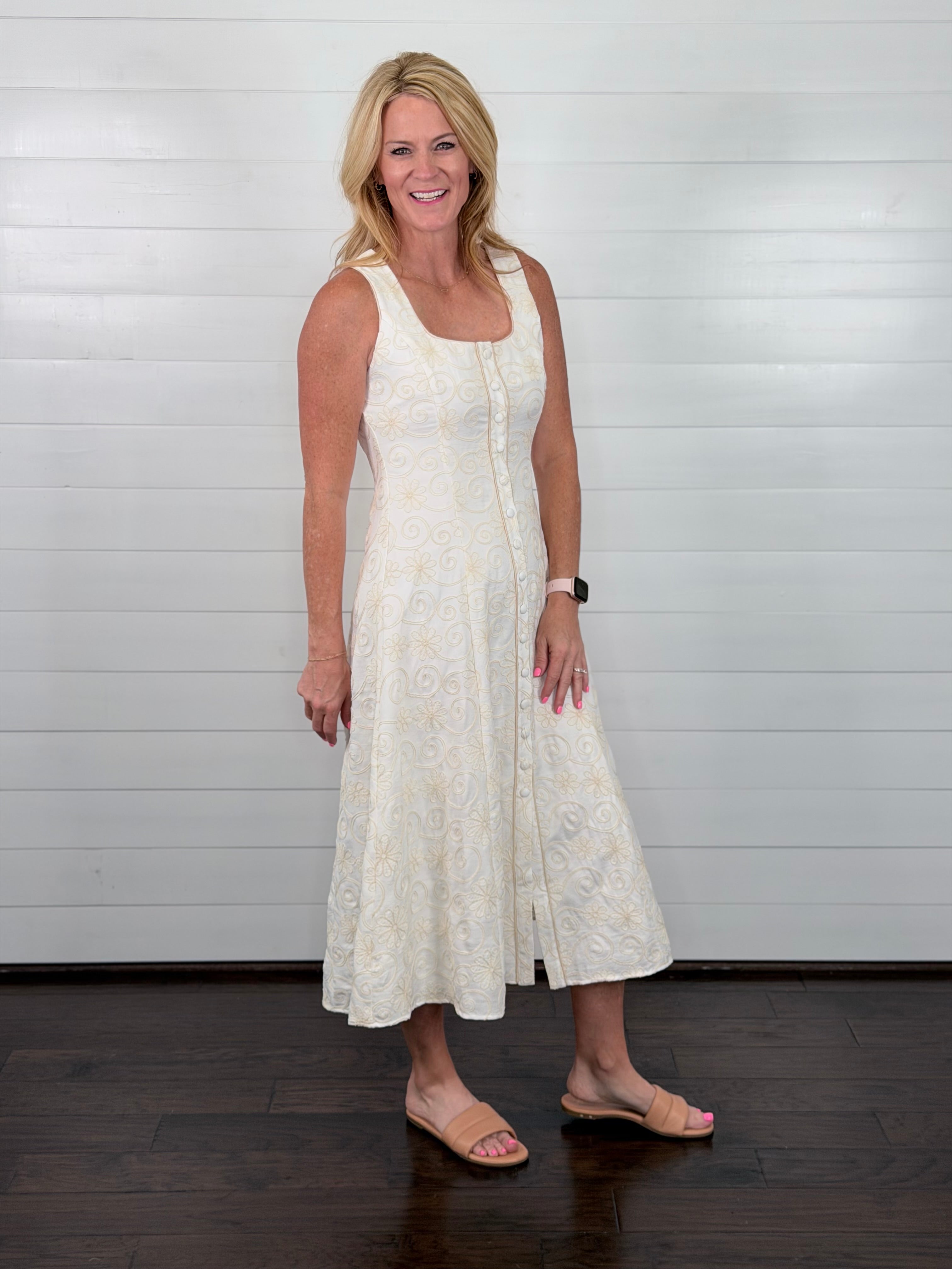 GRACE EMBROIDERED DRESS