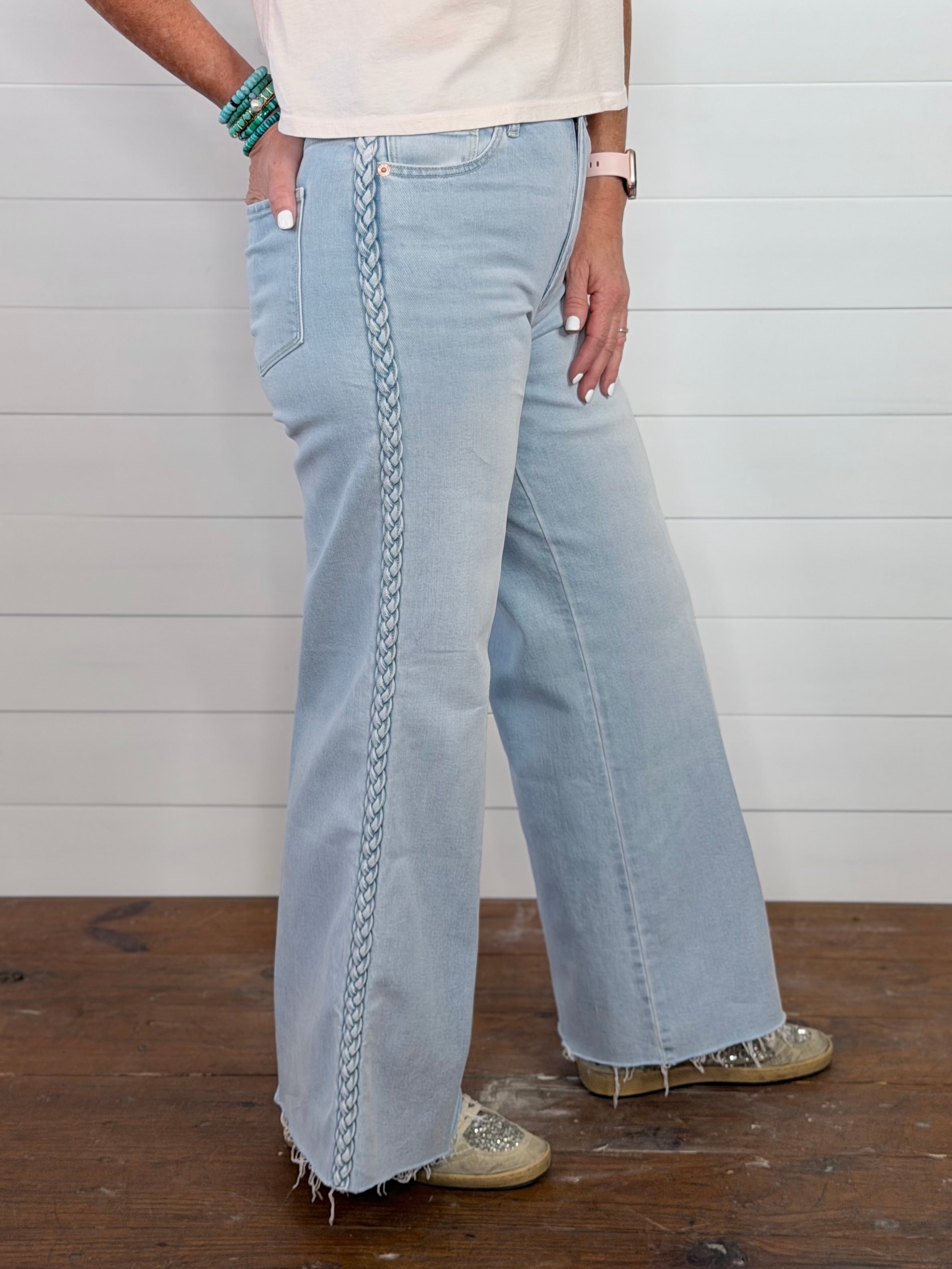 DEAR JOHN-FIONA JEANS-MISTY CLOUD