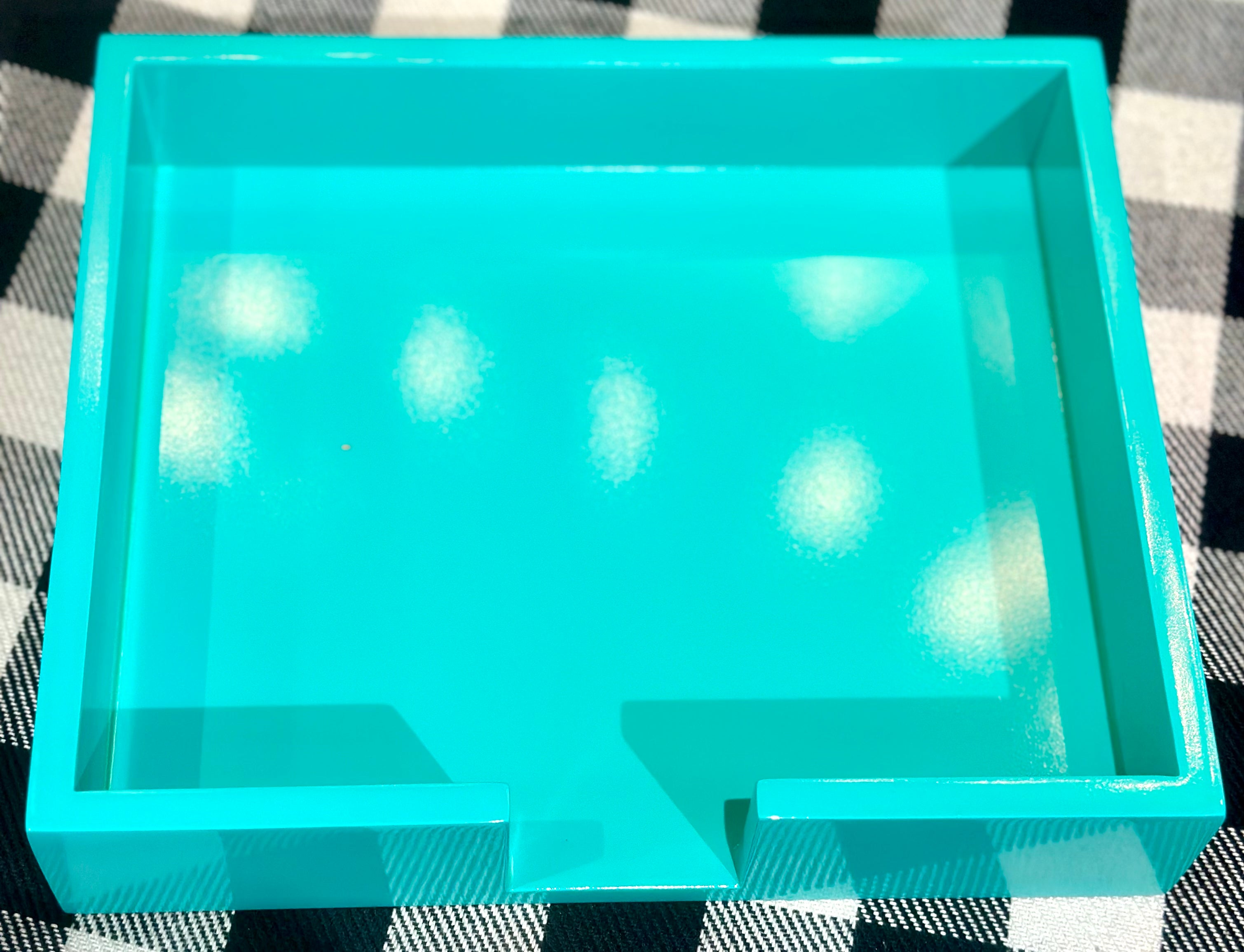LUXE TRAY-TURQUOISE