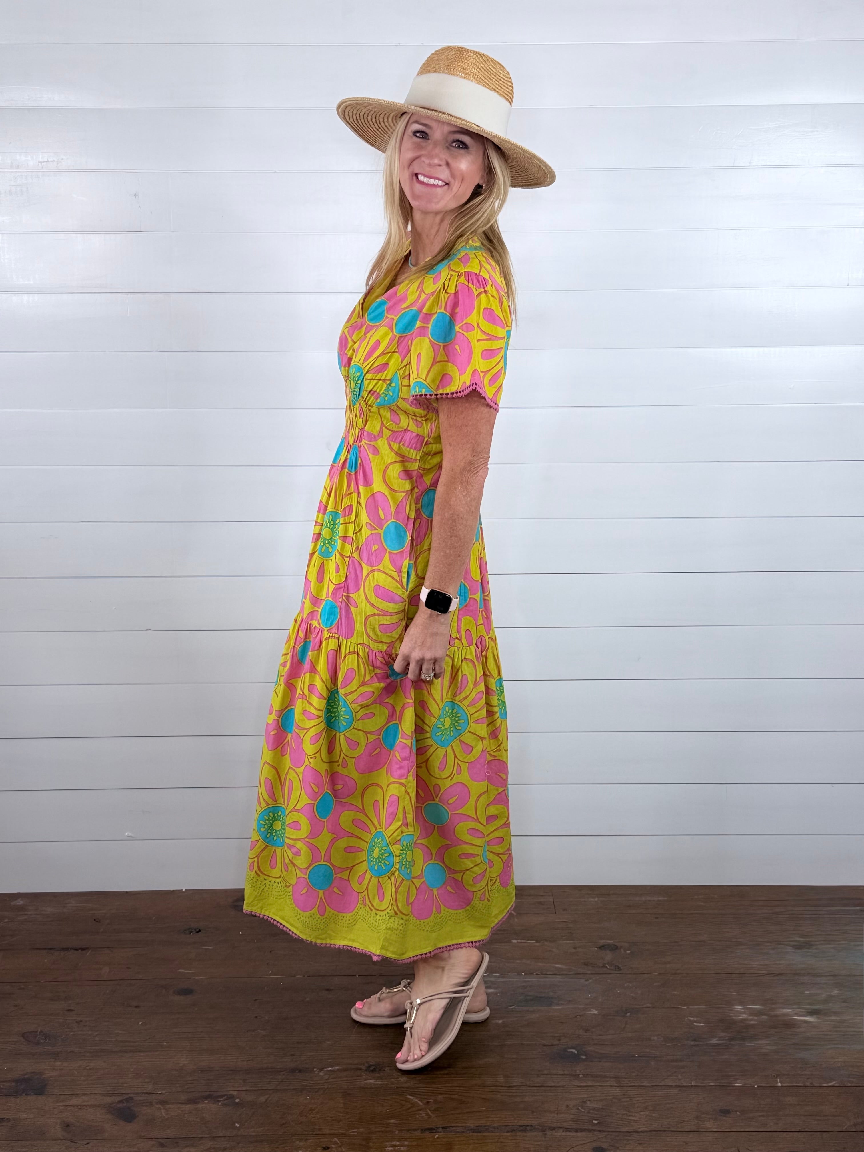 DAISY BORDER DRESS