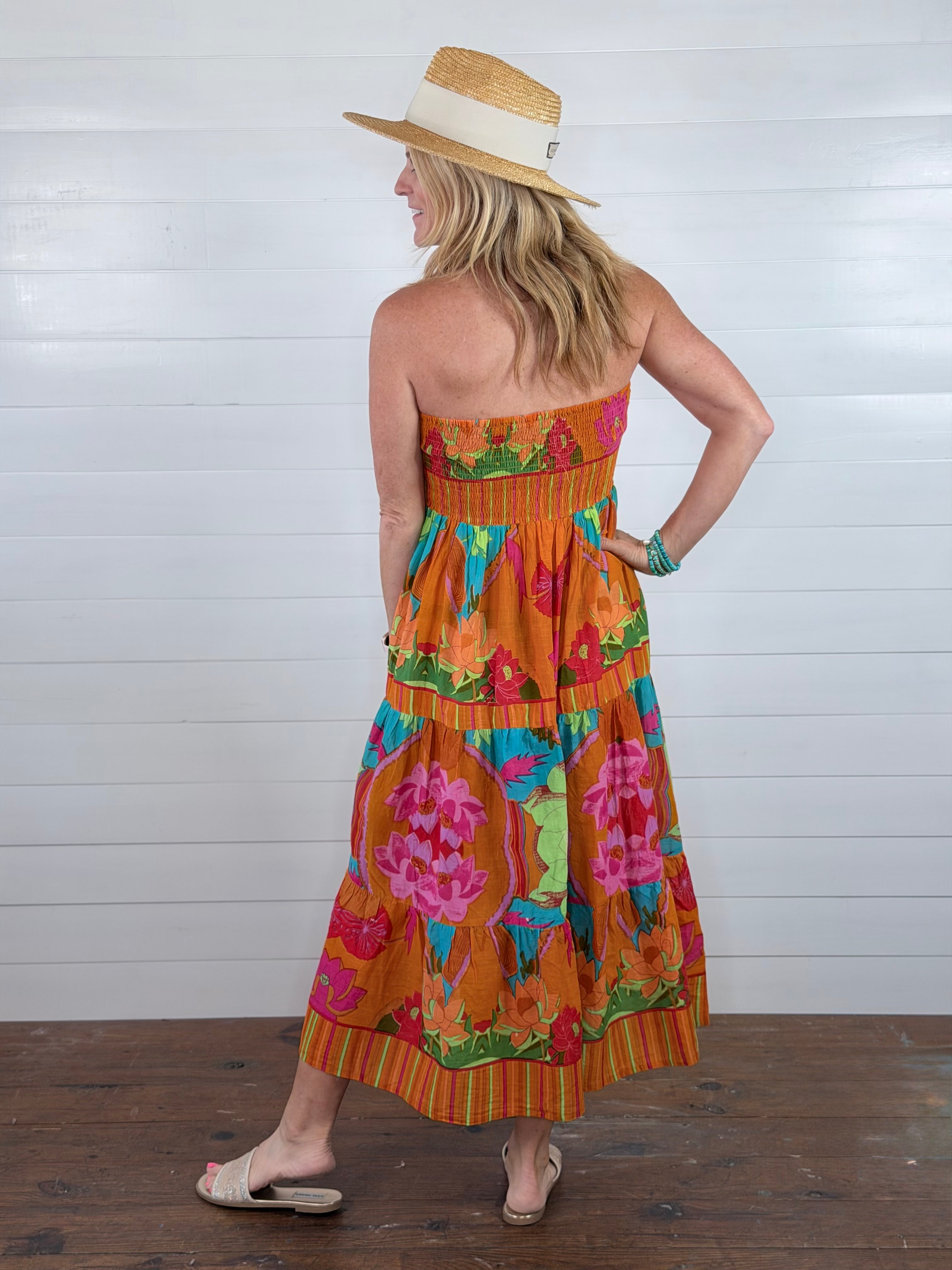 AMANDA STRAPLESS DRESS