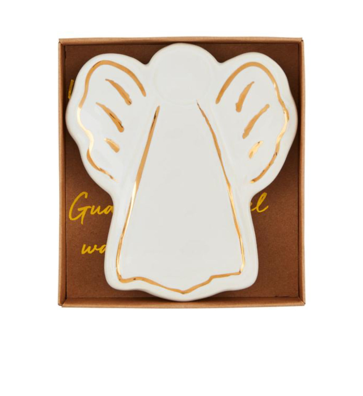 STRIPE WING ANGEL TIDBIT DISH